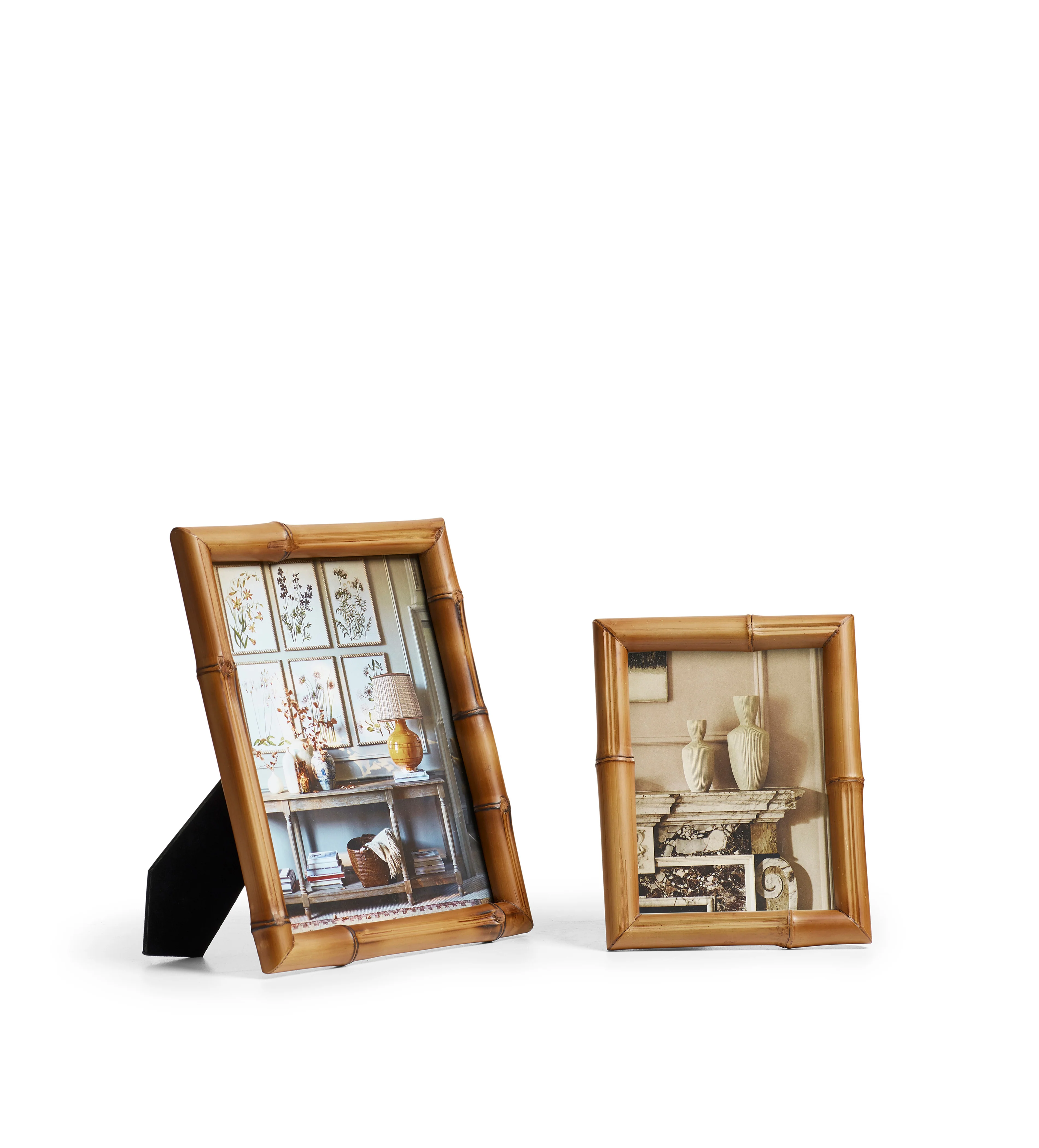 Bamboo Photo Frames Pair – Natural