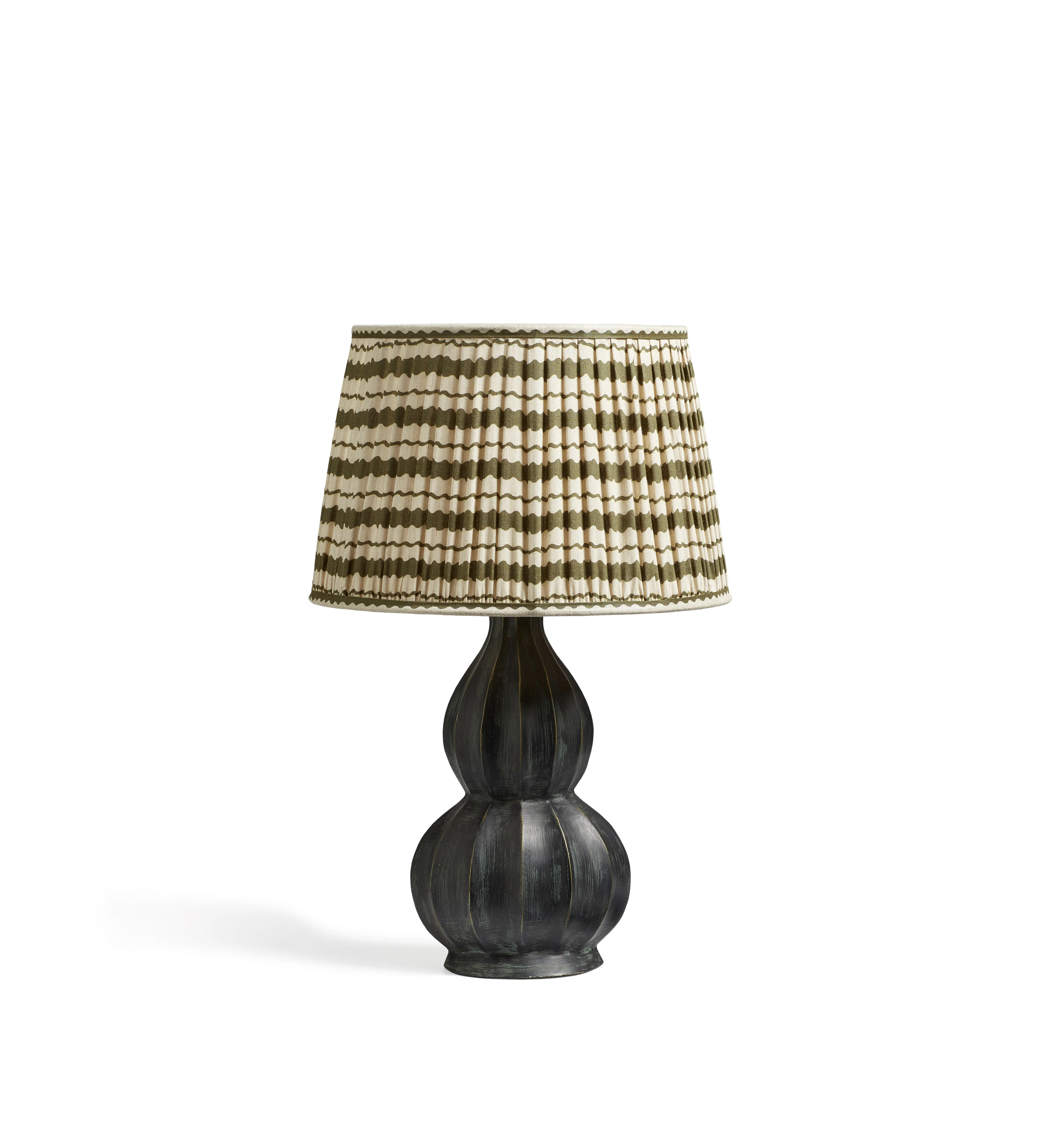 Bartholomew Table Lamp Base – Antique Green