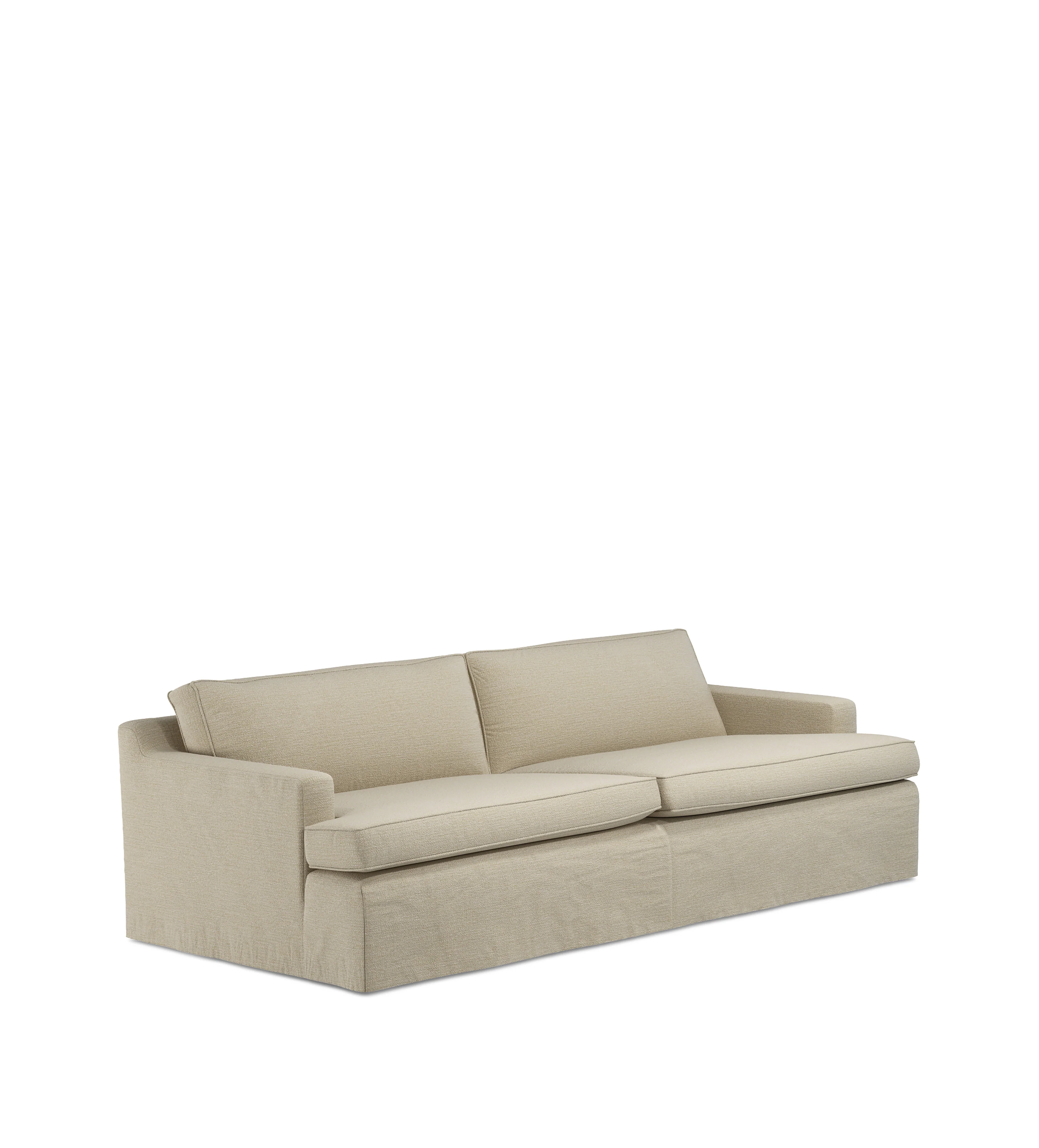 COVER ONLY – Beale Clever Linen Loose Cover for 3-Seater Sofa – Dove