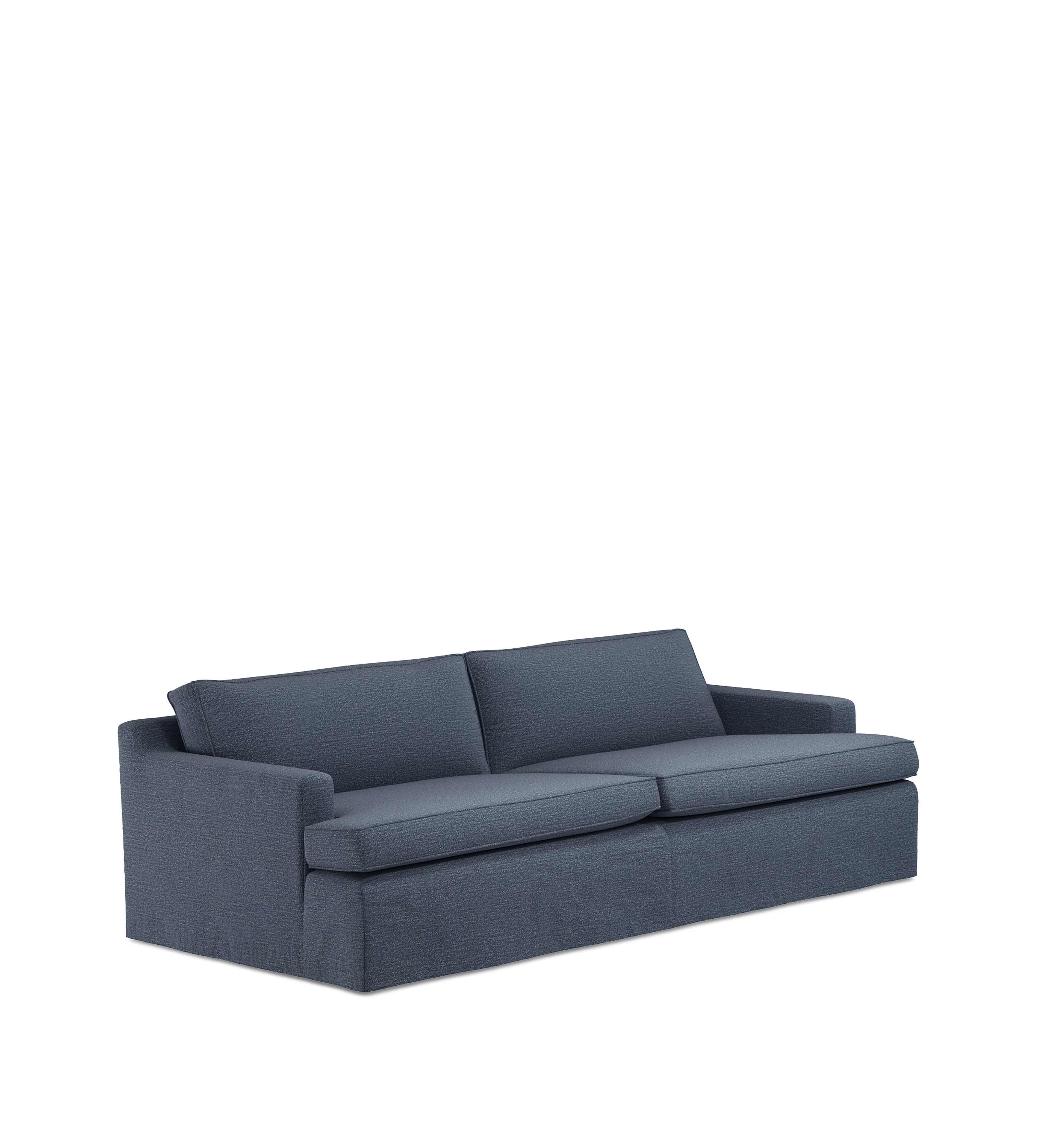 COVER ONLY – Beale Clever Linen Loose Cover for 3-Seater Sofa – Petrol