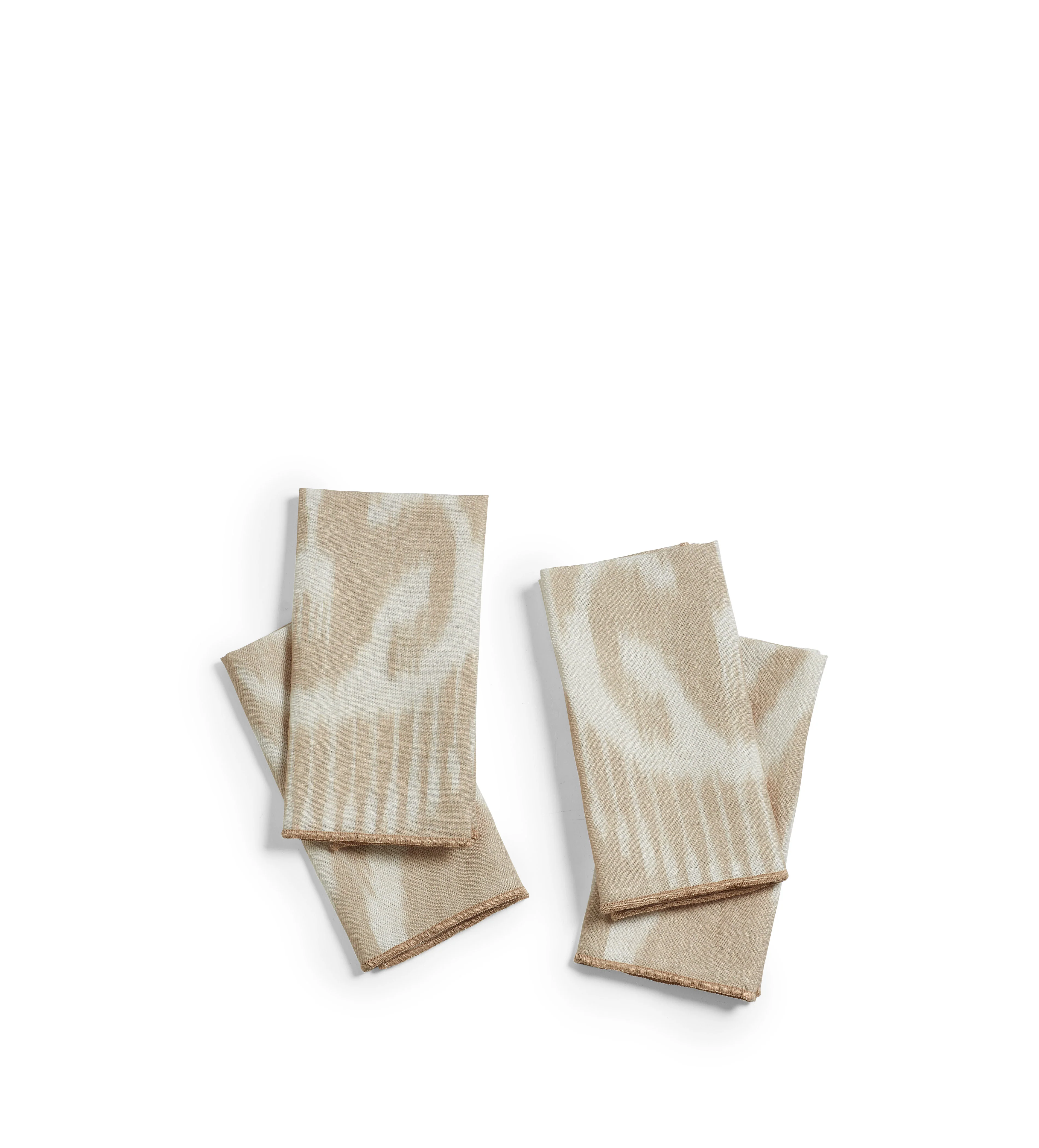 Benares Ikat Napkins – Set of Four – Oatmeal