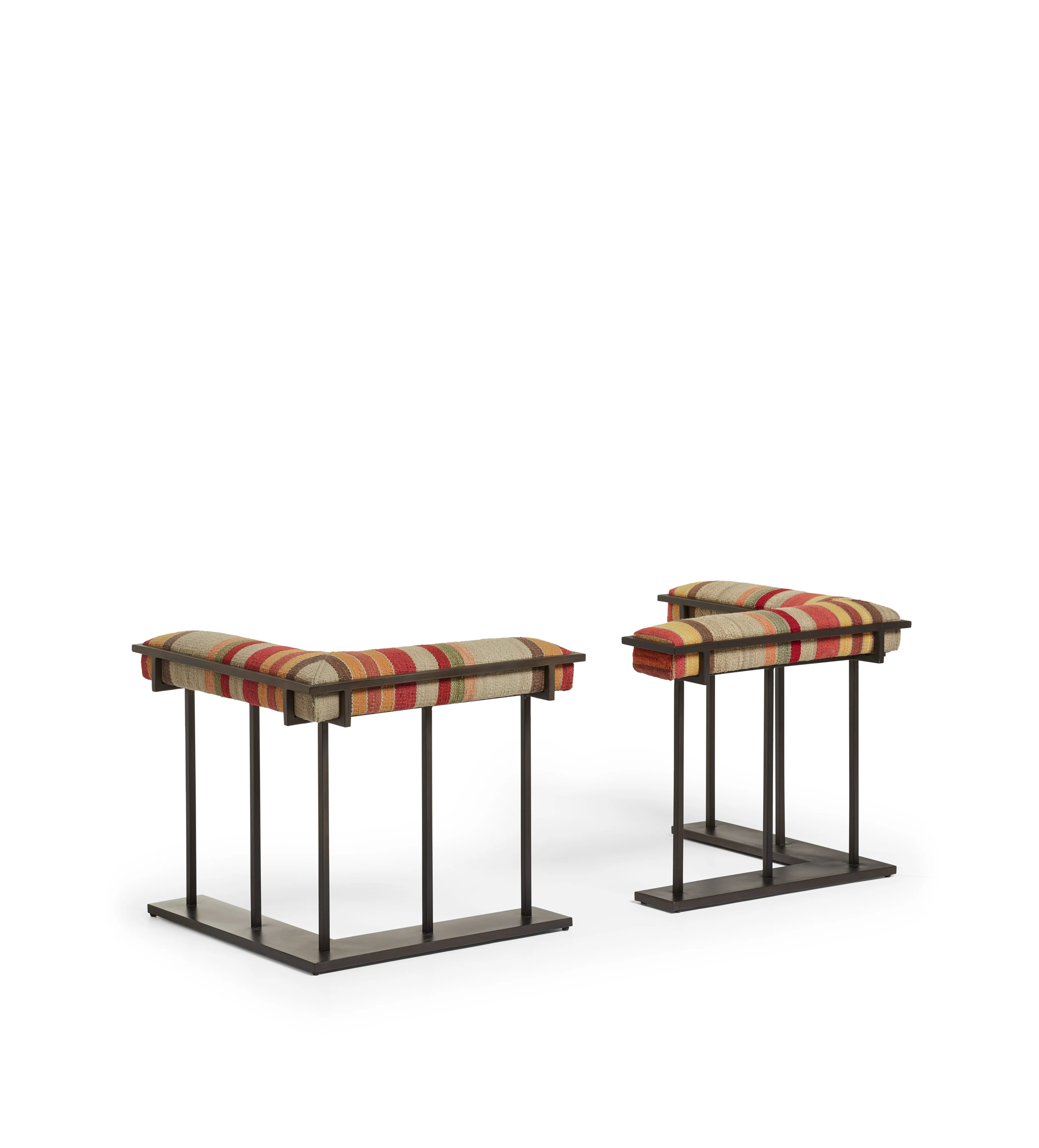 George Berenson Kilim Rug Fire Fenders Pair – Multi