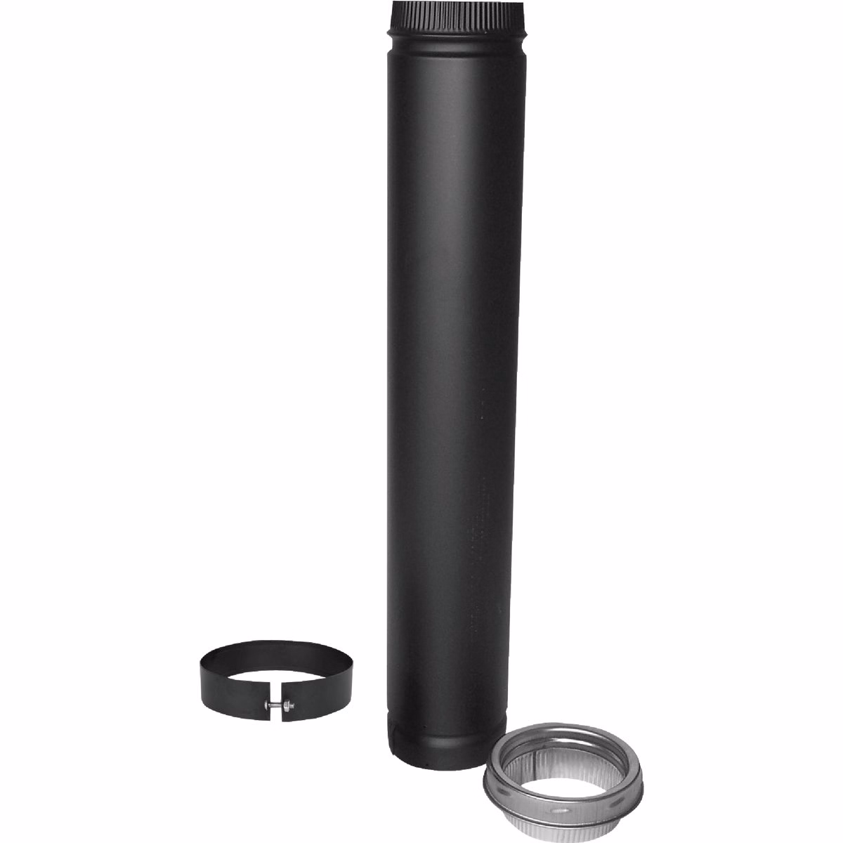 SELKIRK Sure-Temp 6 In. x 38 – 68 In. Adjustable Double Wall Vertical Smoke Pipe Installation Kit