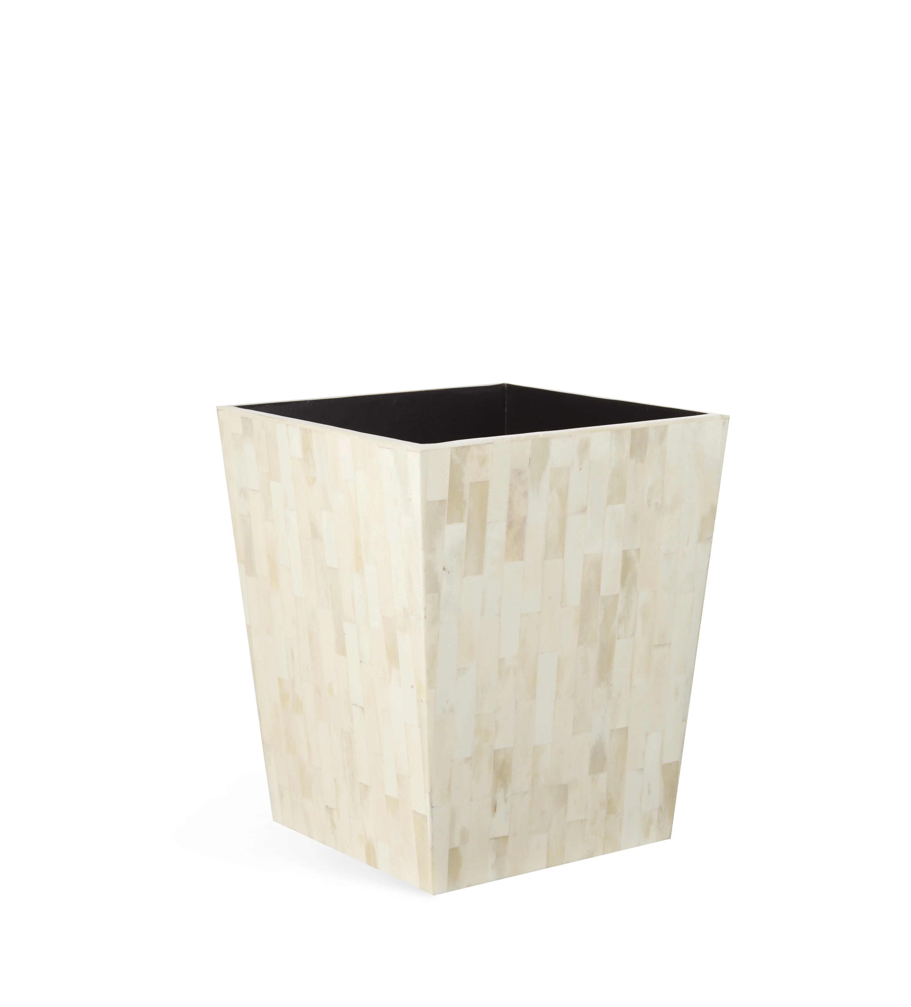 Bone Wastepaper Bin – Ivory White