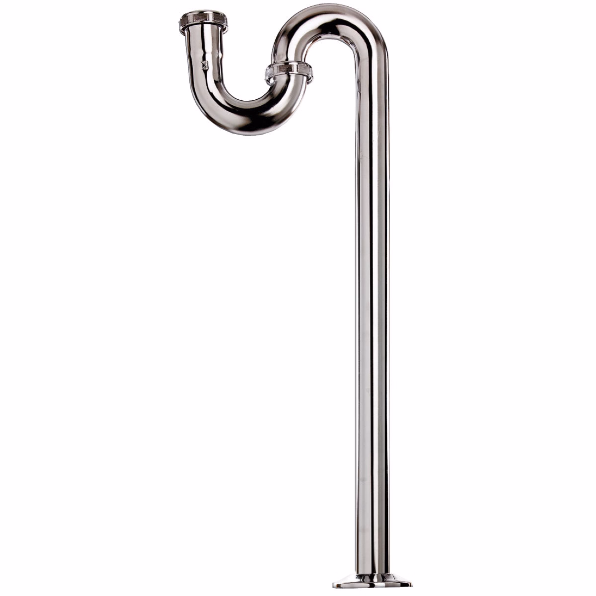 Keeney 1-1/2 In. x 20-1/2 In. Chrome-Plated S-Trap