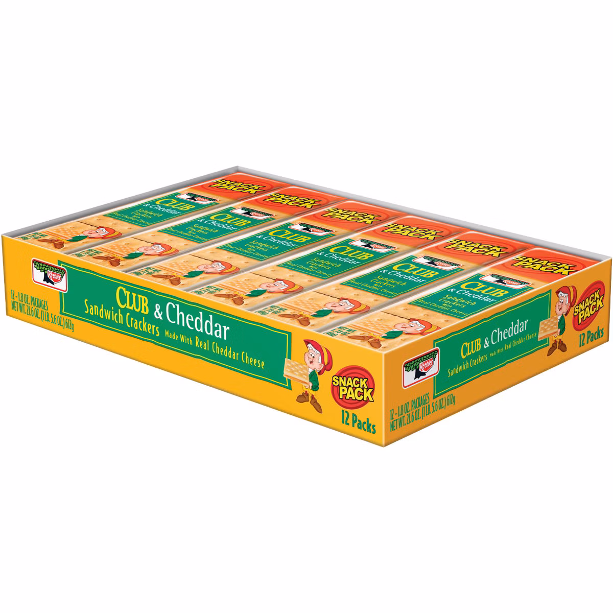 Keebler 1.8 Oz. Club & Cheddar Cheese Sandwich Crackers