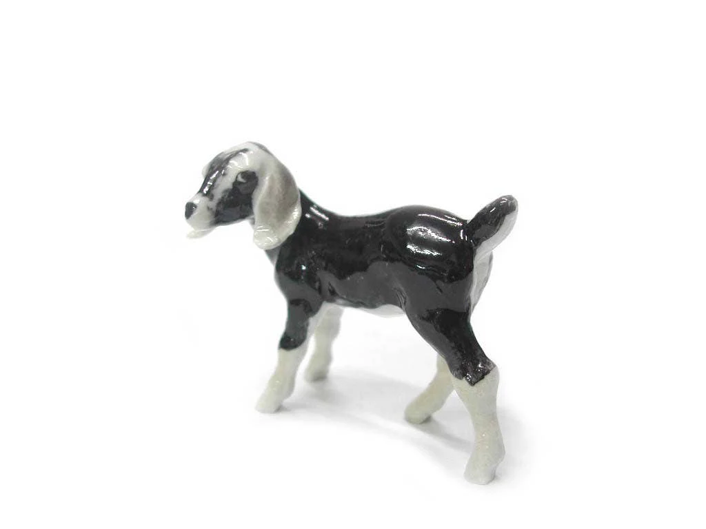 Little Critterz “Domino” Nubian Goat Kid Porcelain Figurine