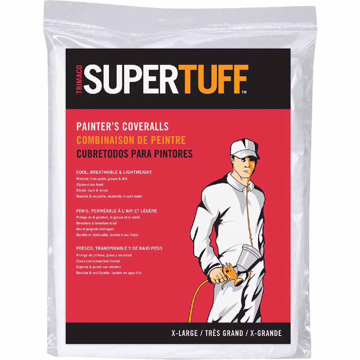 Trimaco SuperTuff XL Polypropylene Coveralls