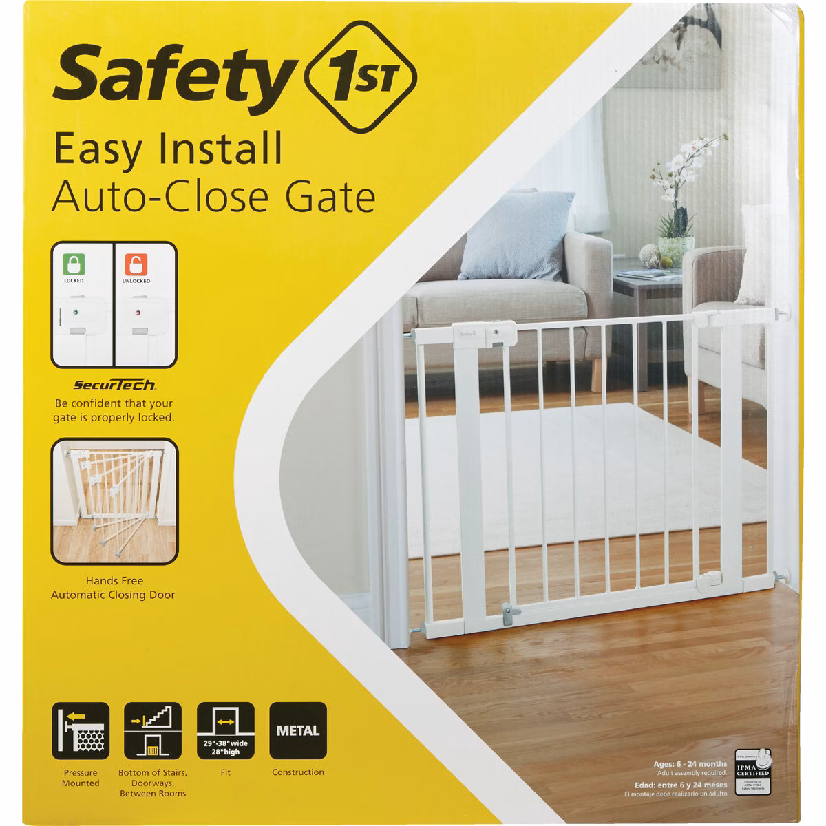 Safety 1st Easy Install Auto-Close Safety Gate
