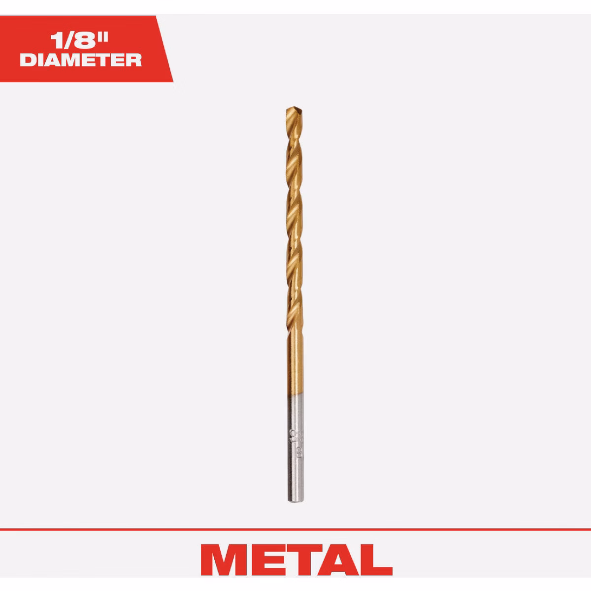 Milwaukee THUNDERBOLT 1/8 In. Titanium Drill Bit (2-Pack)