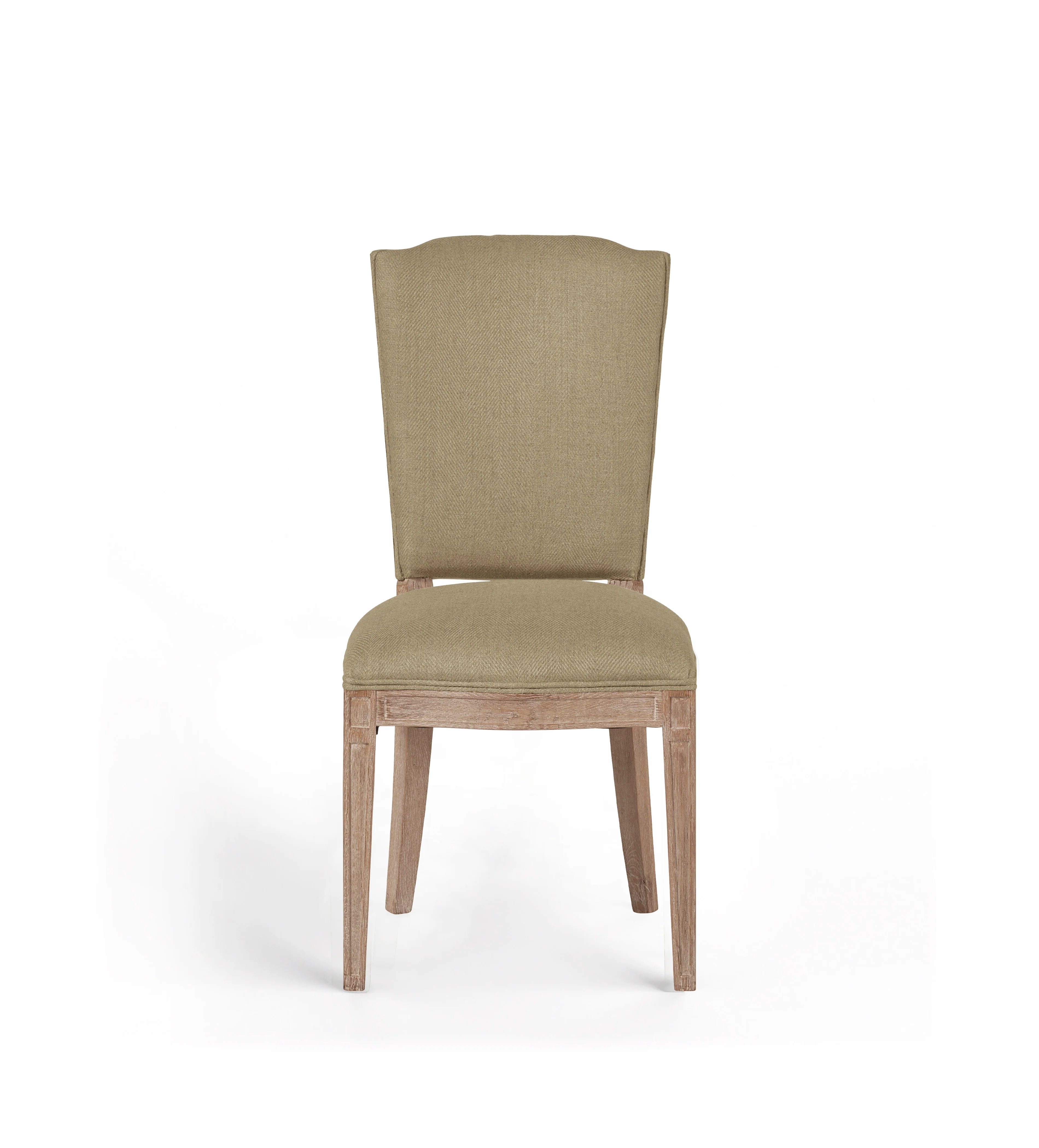 Camaret Linen Dining Chair – Wild Oats Wide Herringbone