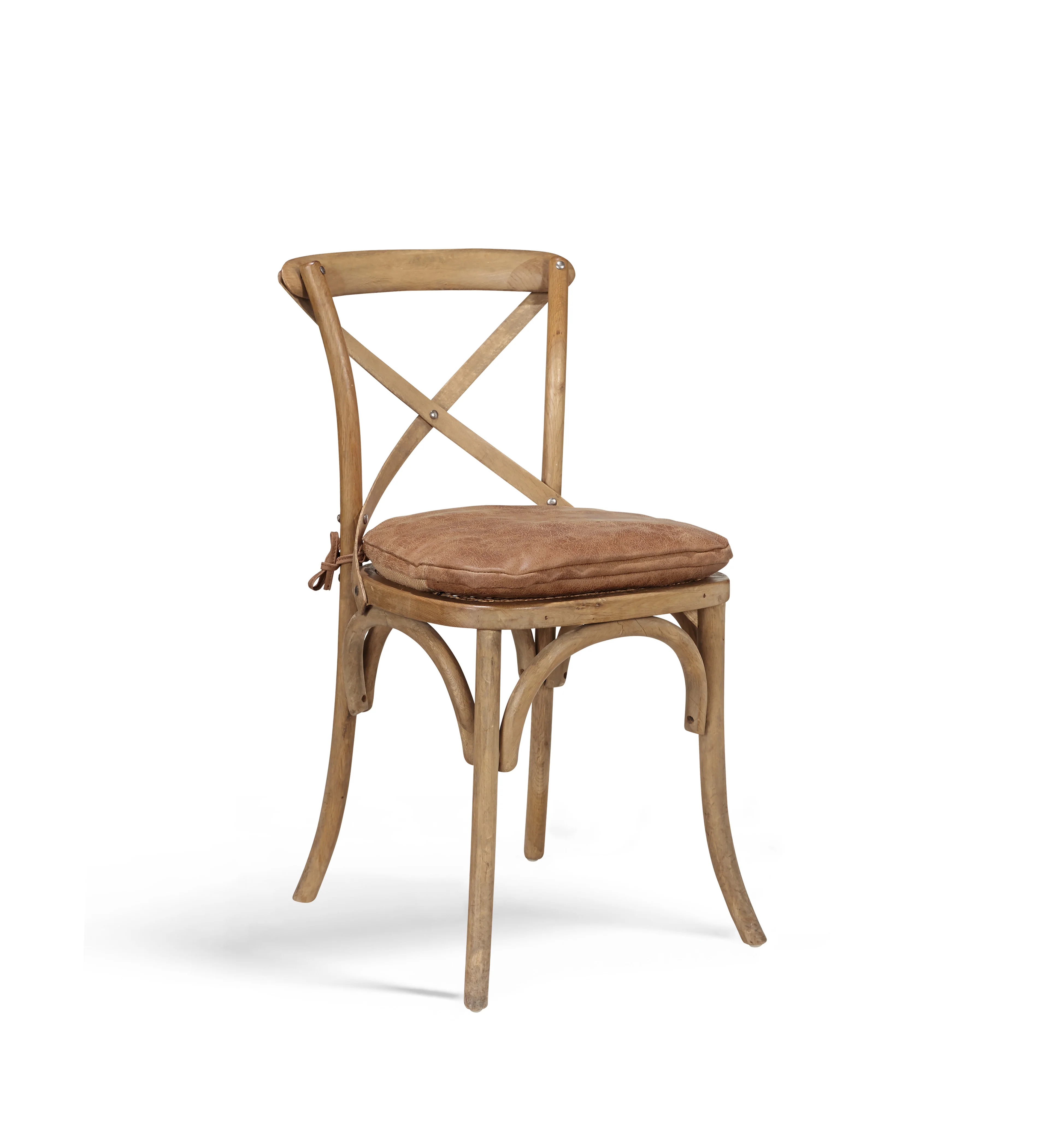 Camargue Chair Leather Seat Pad – Aged Tobacco
