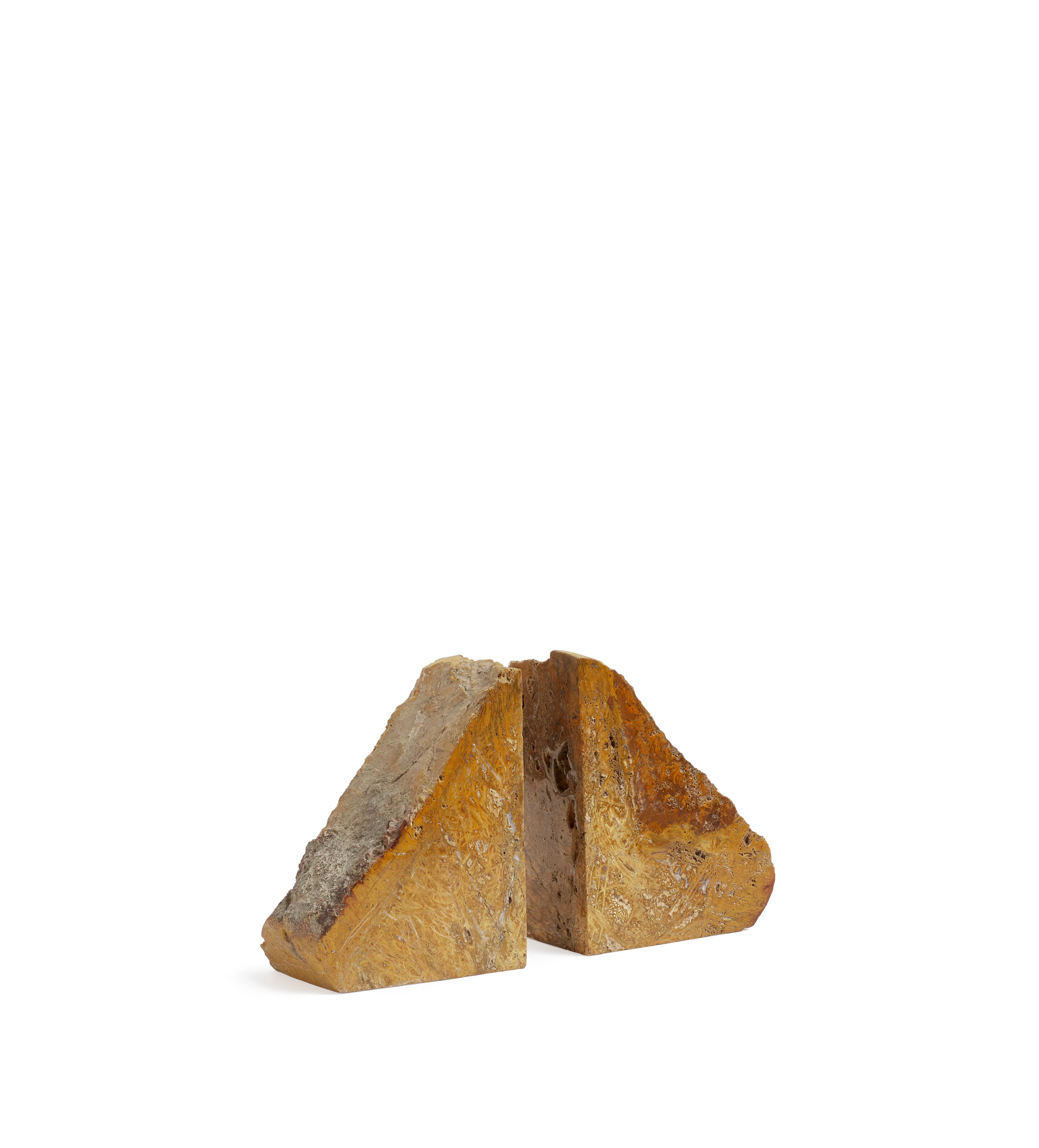 Cannenta Jasper Book Ends – Yellow