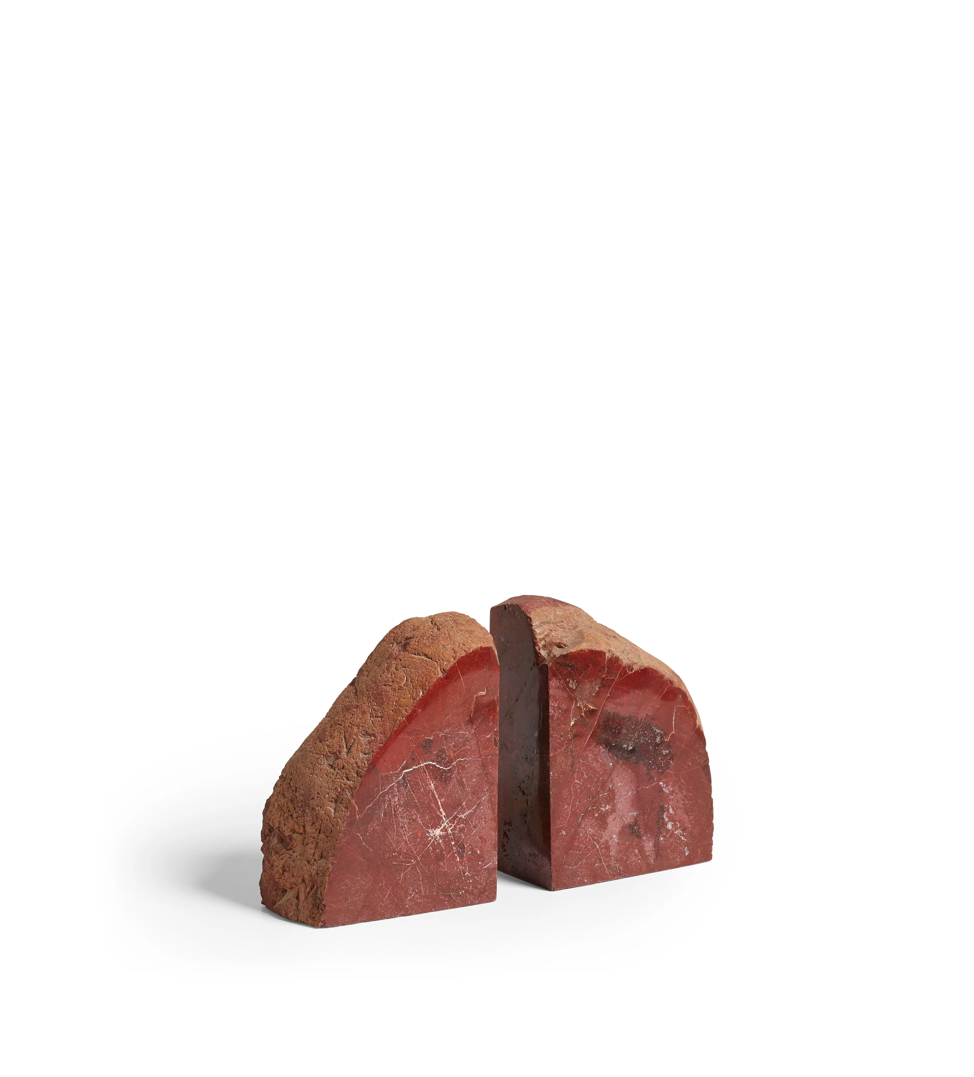 Cannenta Jasper Bookends – Red