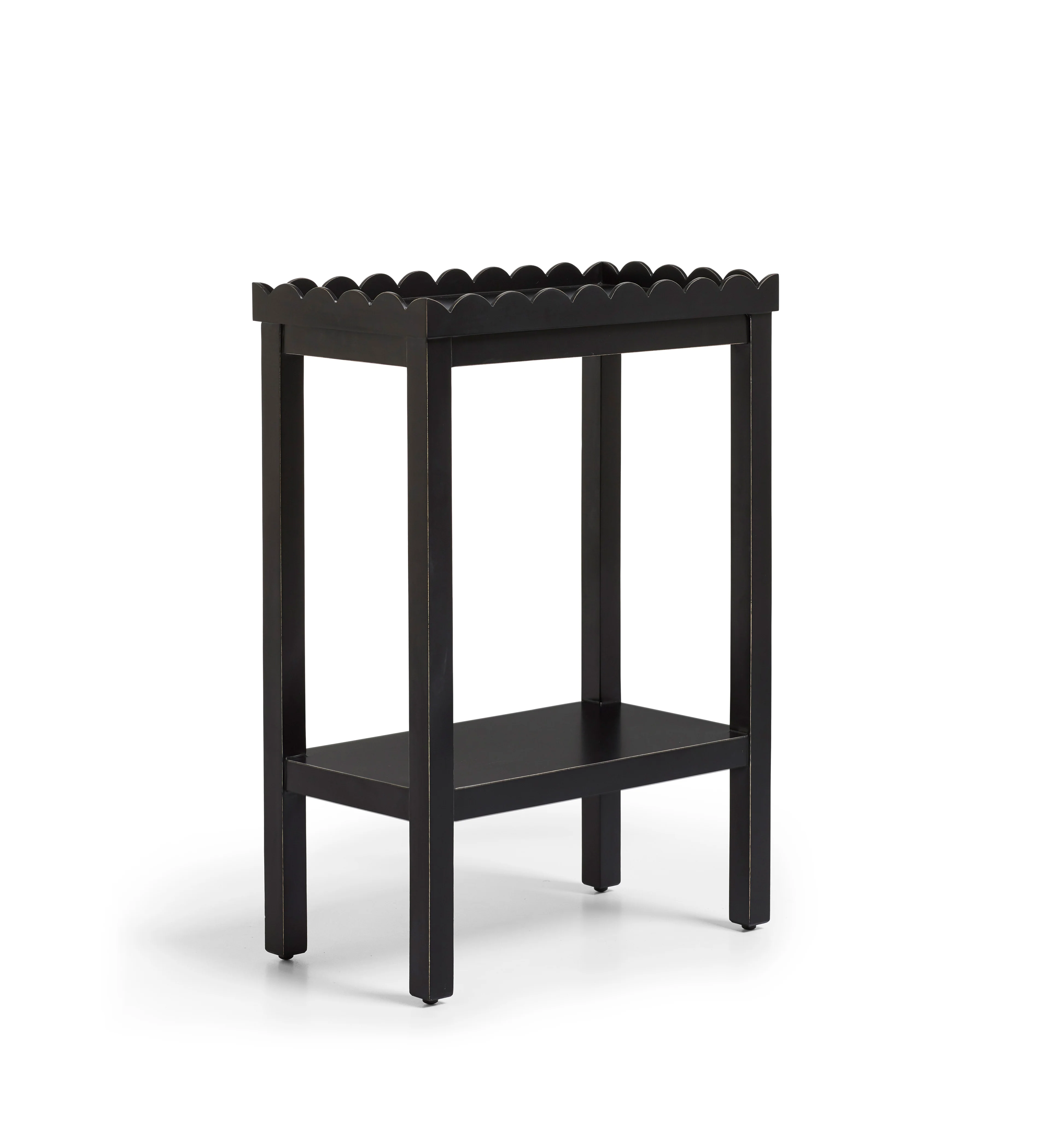 Capesanta Side Table – Rubbed Black