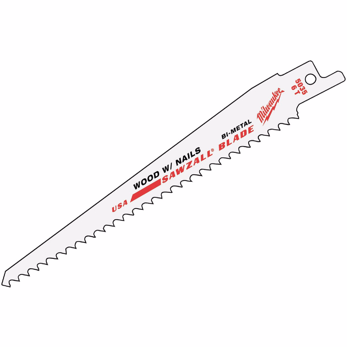Milwaukee SAWZALL 8 In. 8/12 TPI Multi-Material Reciprocating Saw Blade (50-Pack)