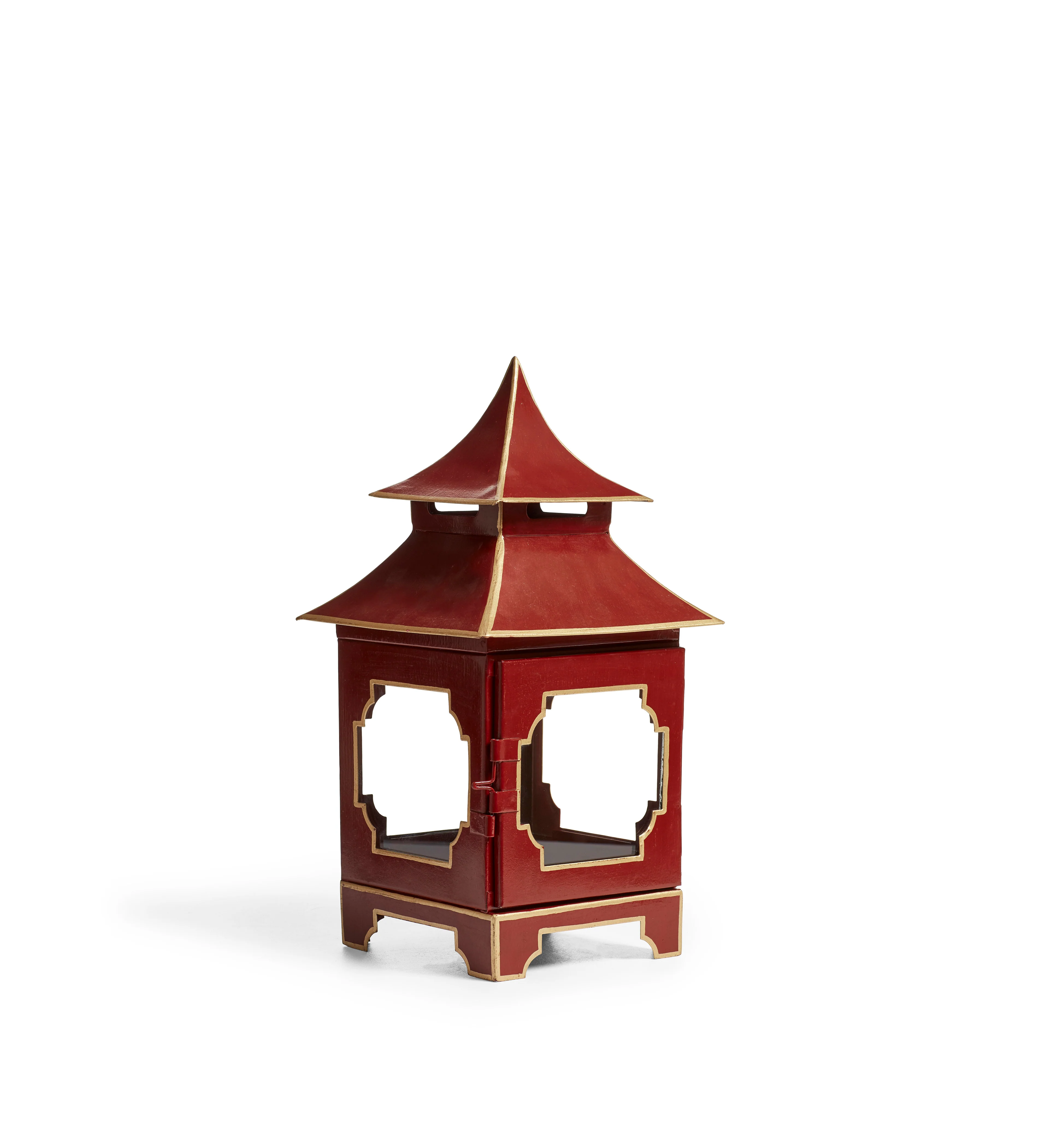 Chamak Table Lantern – Red