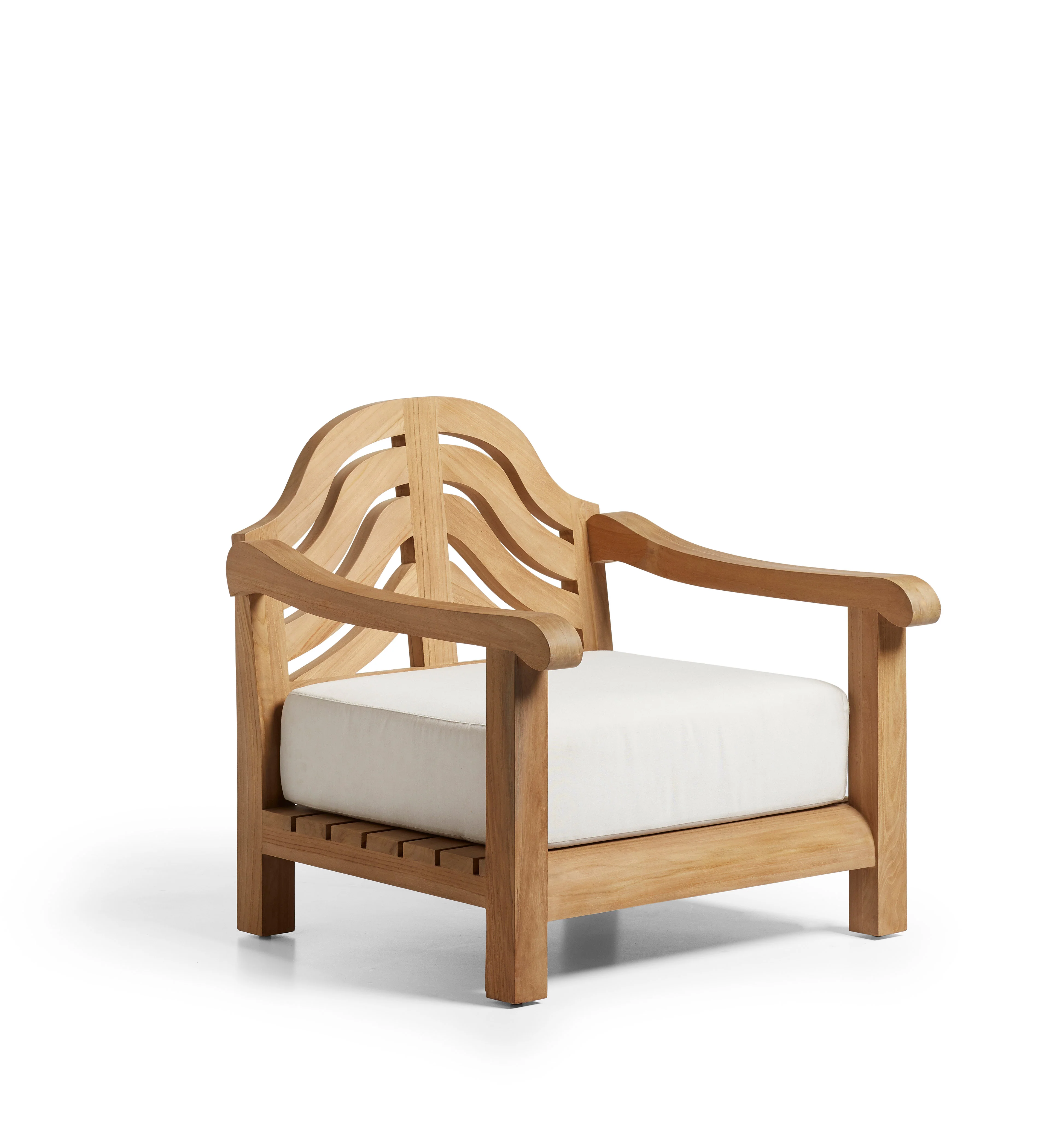 Cintre Lounge Chair – Natural Teak