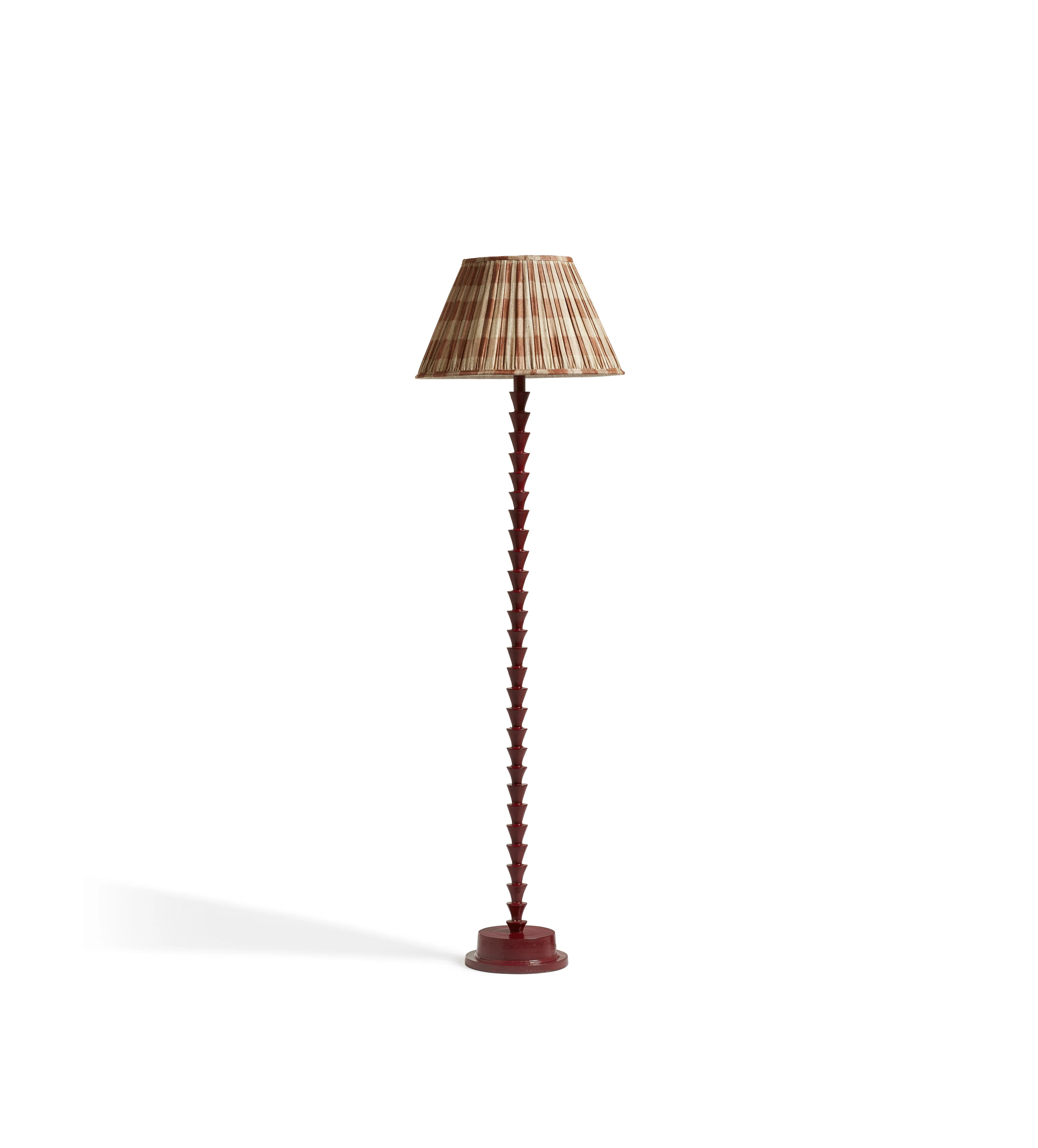 Clara Floor Lamp Base – Dark Red