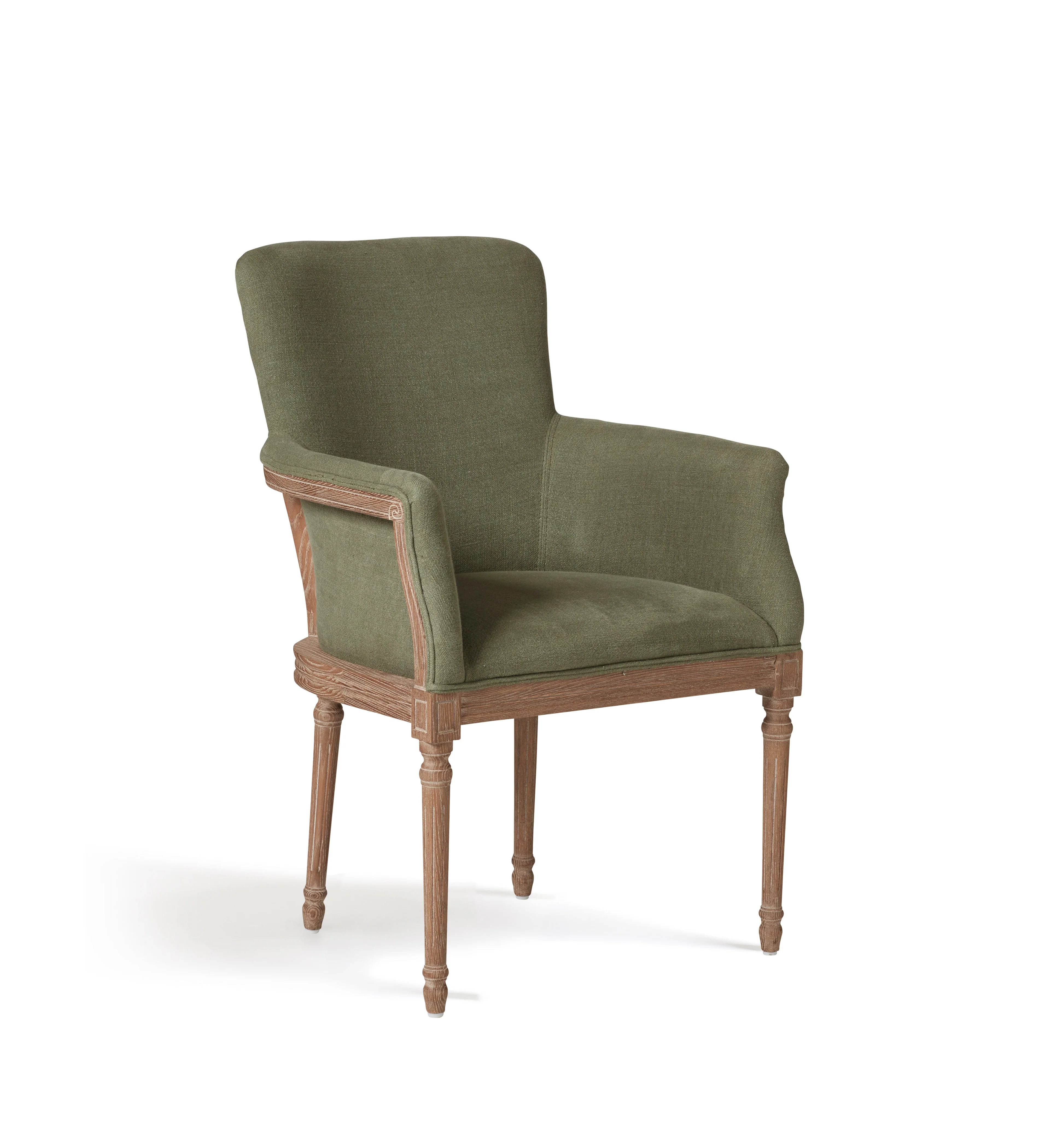 Claverton Linen Dining Chair – Sage