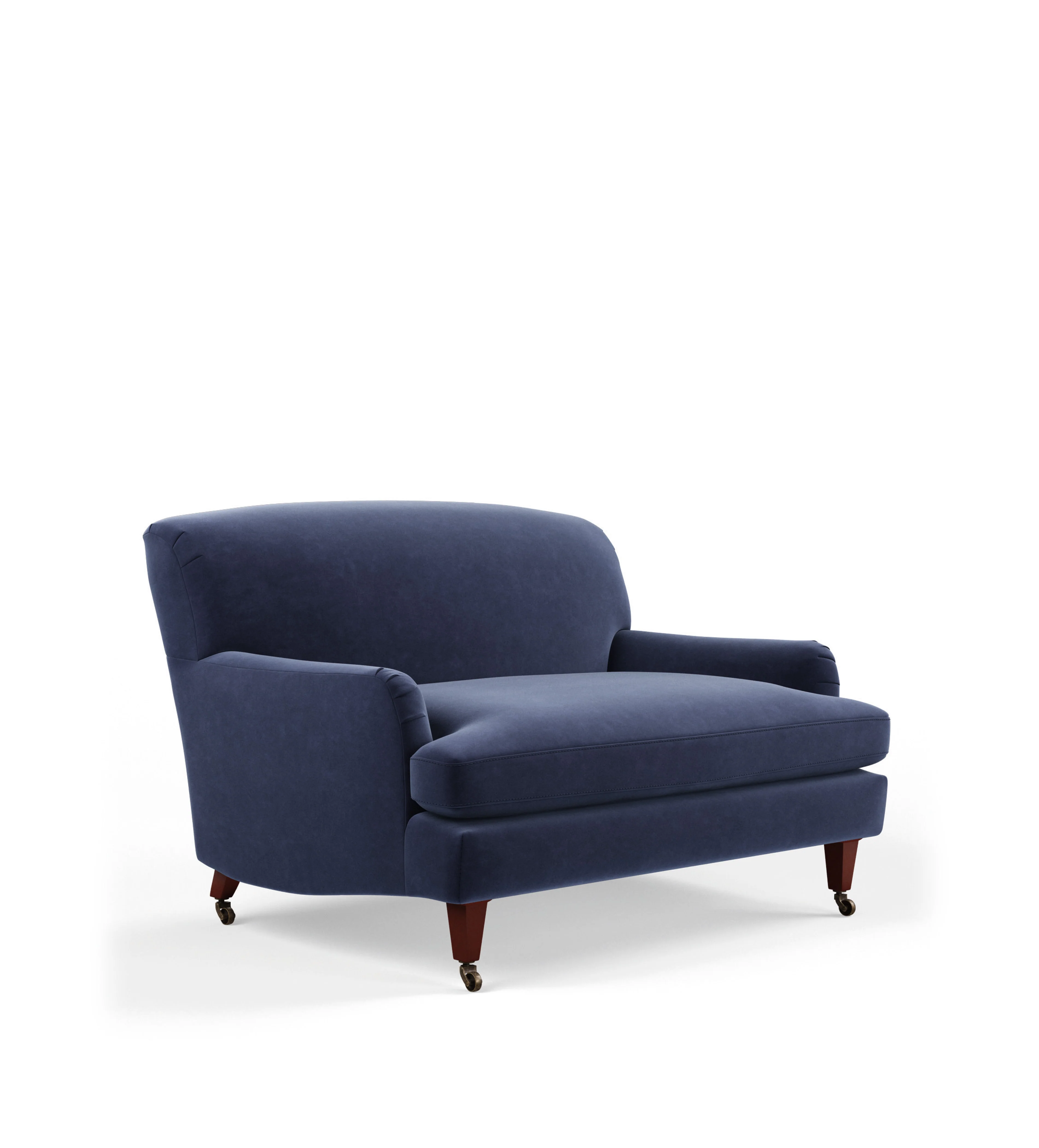 Coleridge Velvet 2-Seater Sofa – Sapphire