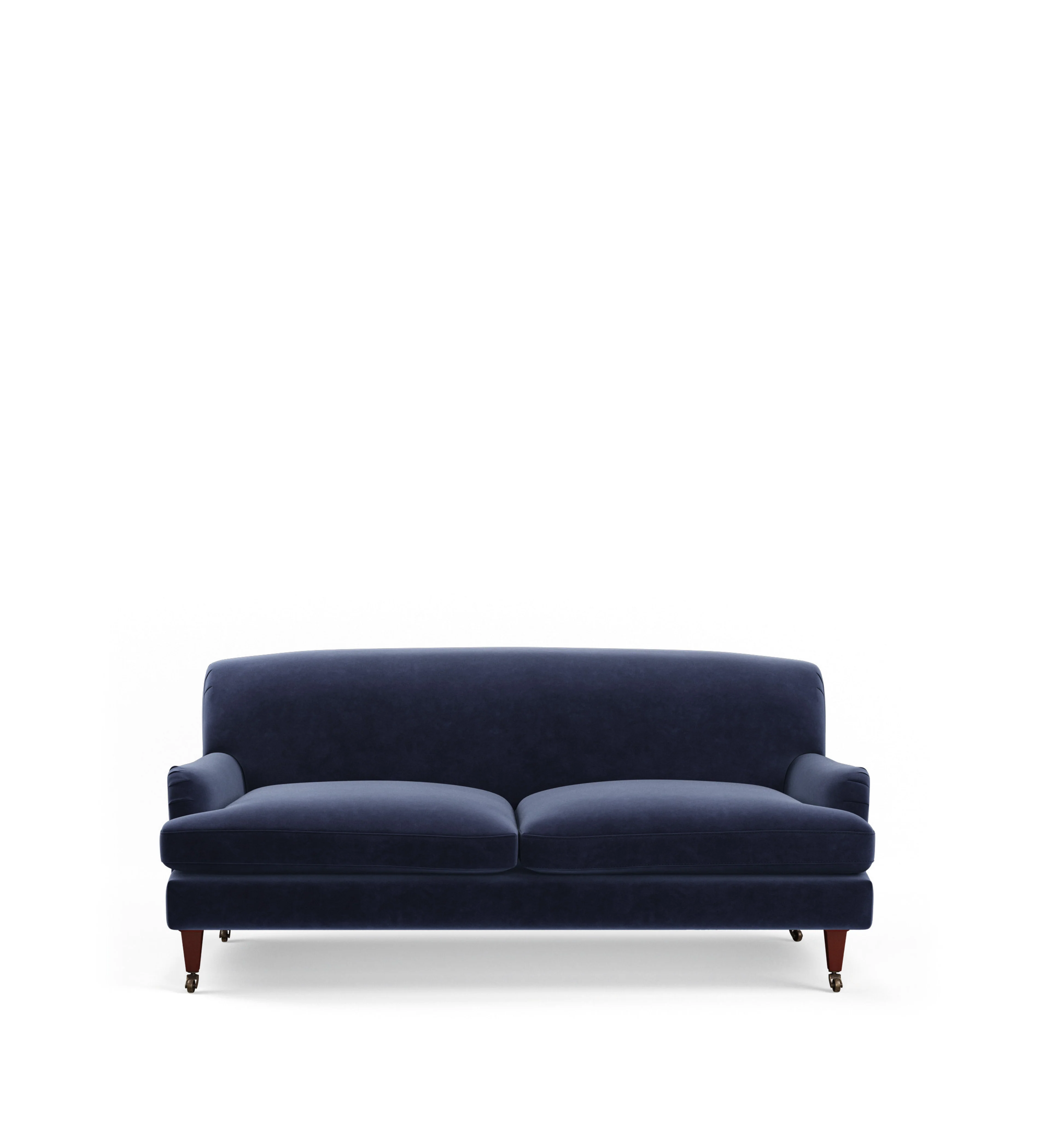 Coleridge Velvet 3-Seater Sofa – Sapphire