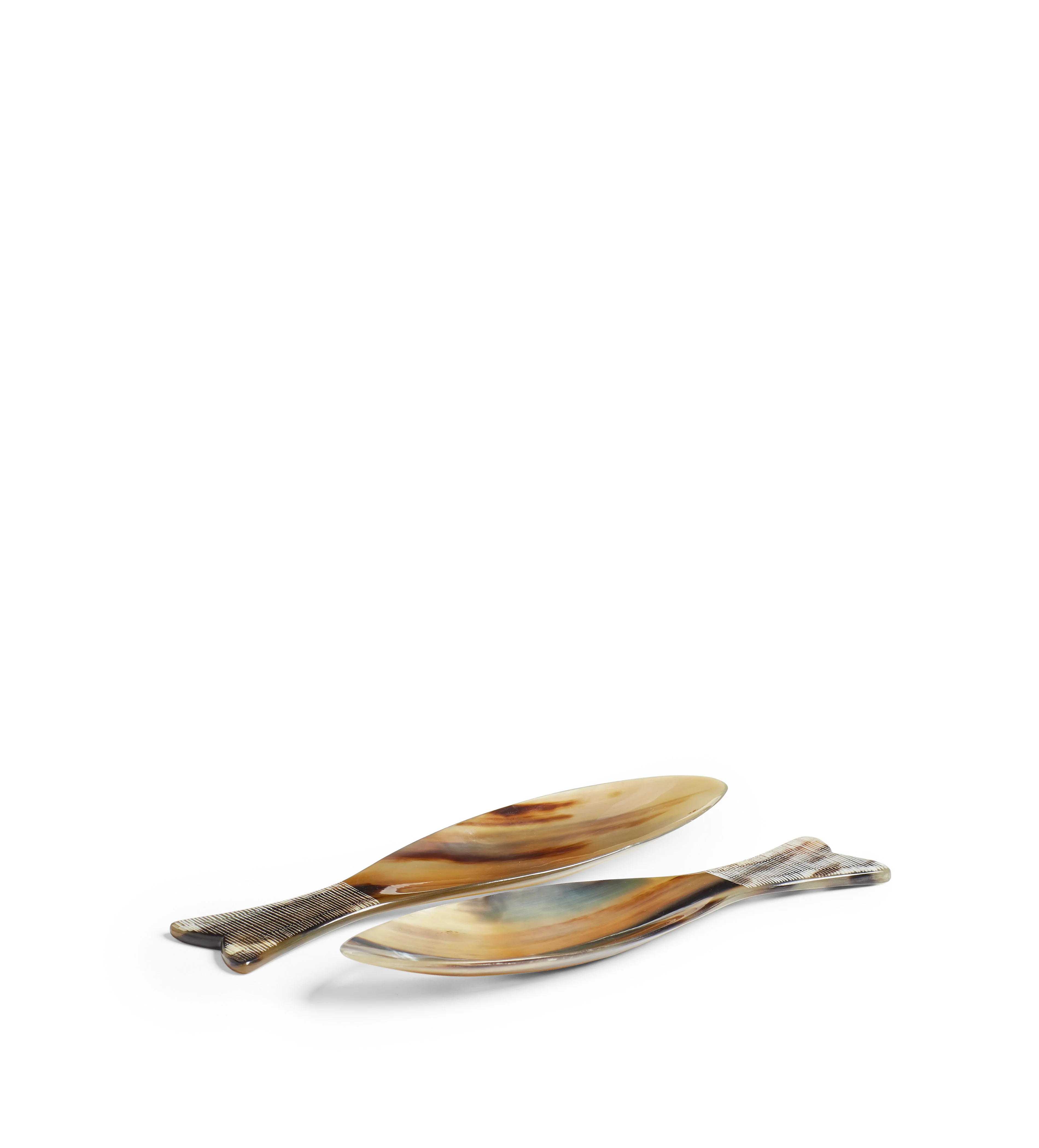 Coralia Salad Servers Pair – Natural