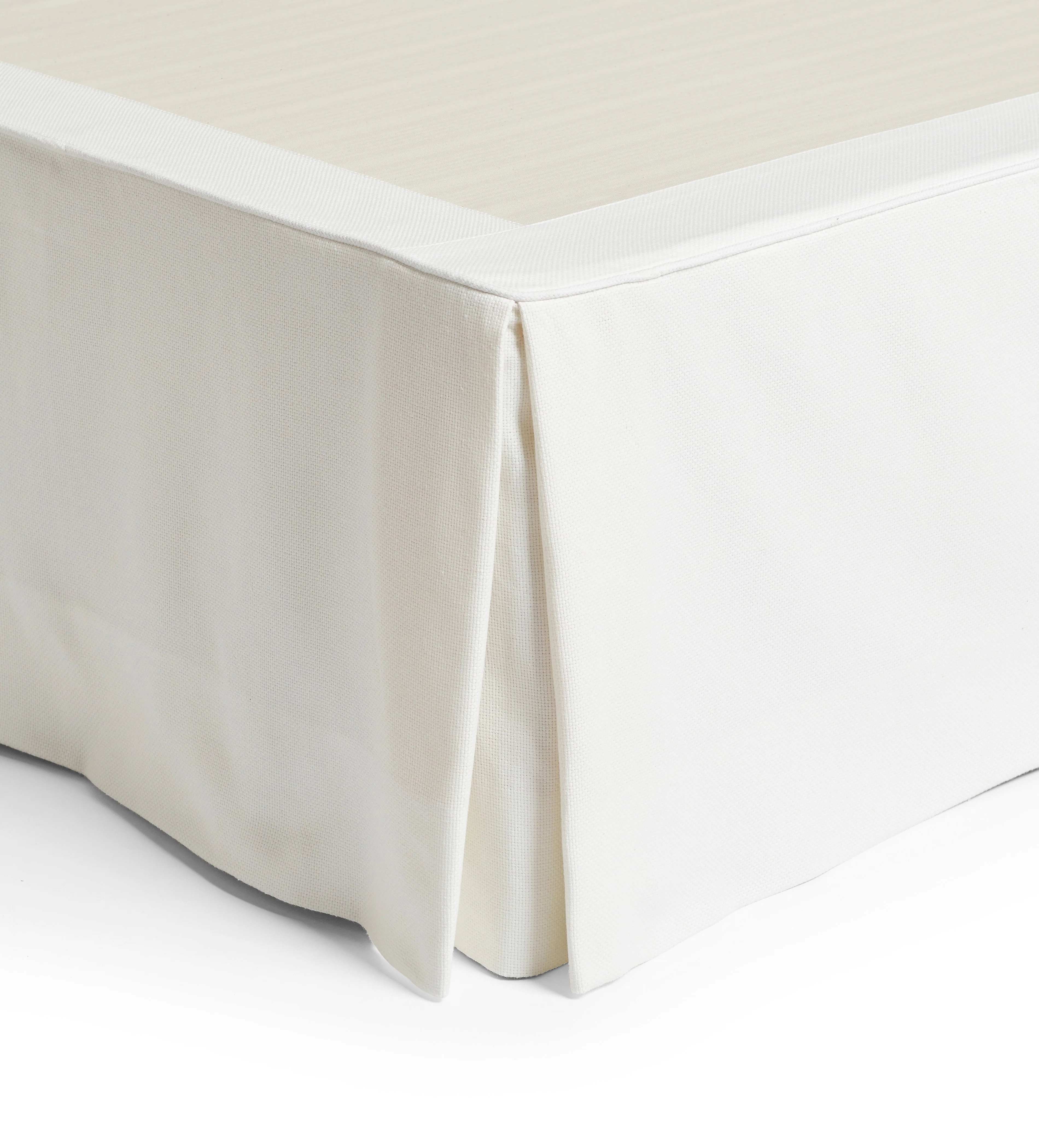 Bed Valance 100% Cotton – King Size – Off-White