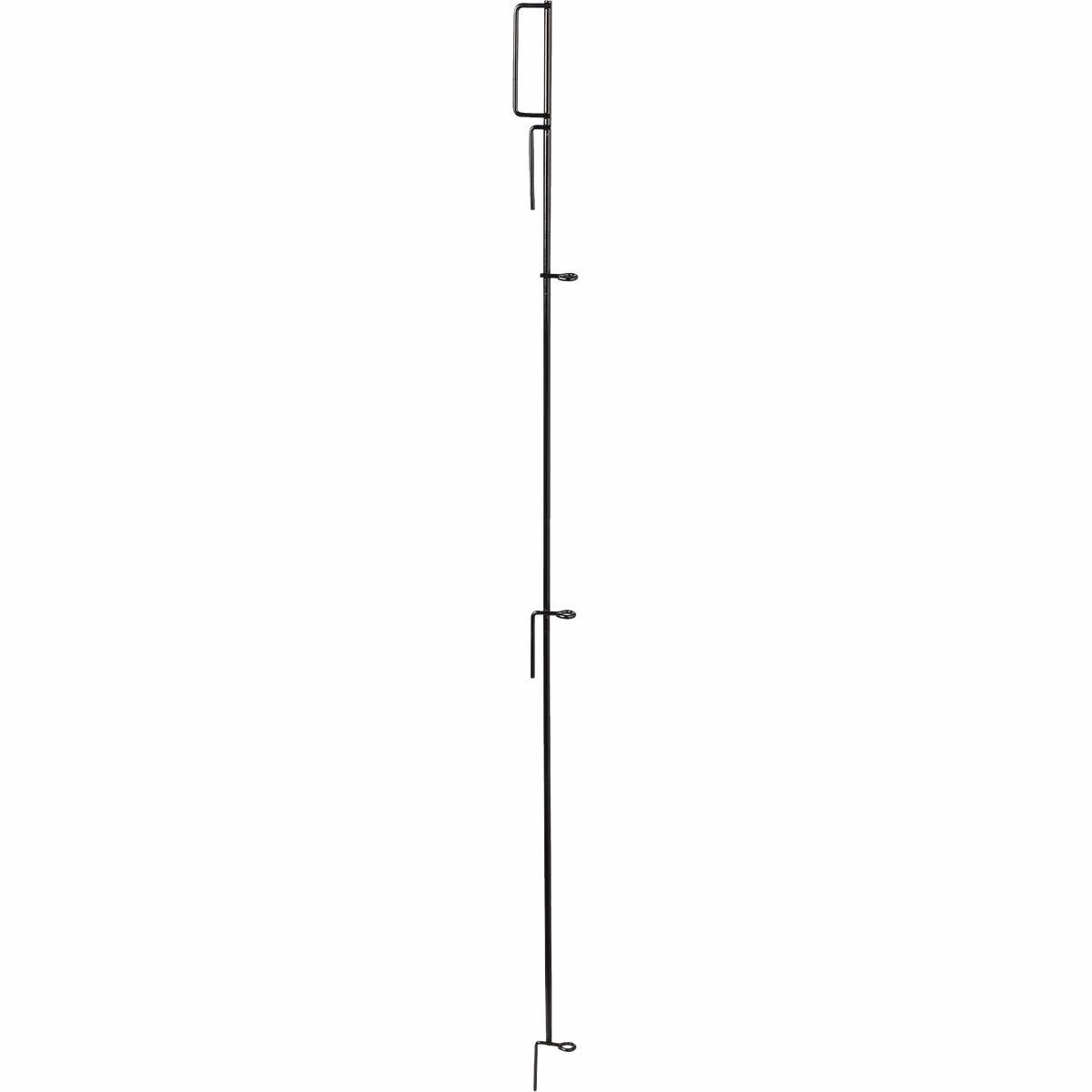 Best Garden 3 In. W. x 49 In. H. Black Powder-Coated Steel Multi Purpose Fence Latch