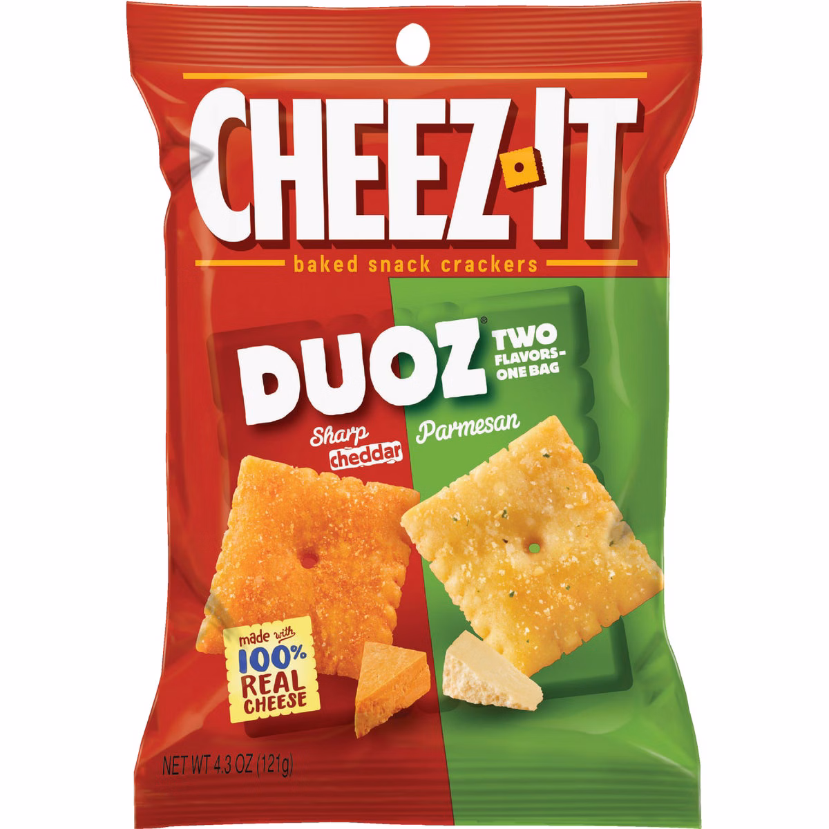 Cheez-it 4.3 Oz. Duoz Sharp Cheddar & Parmesan Crackers