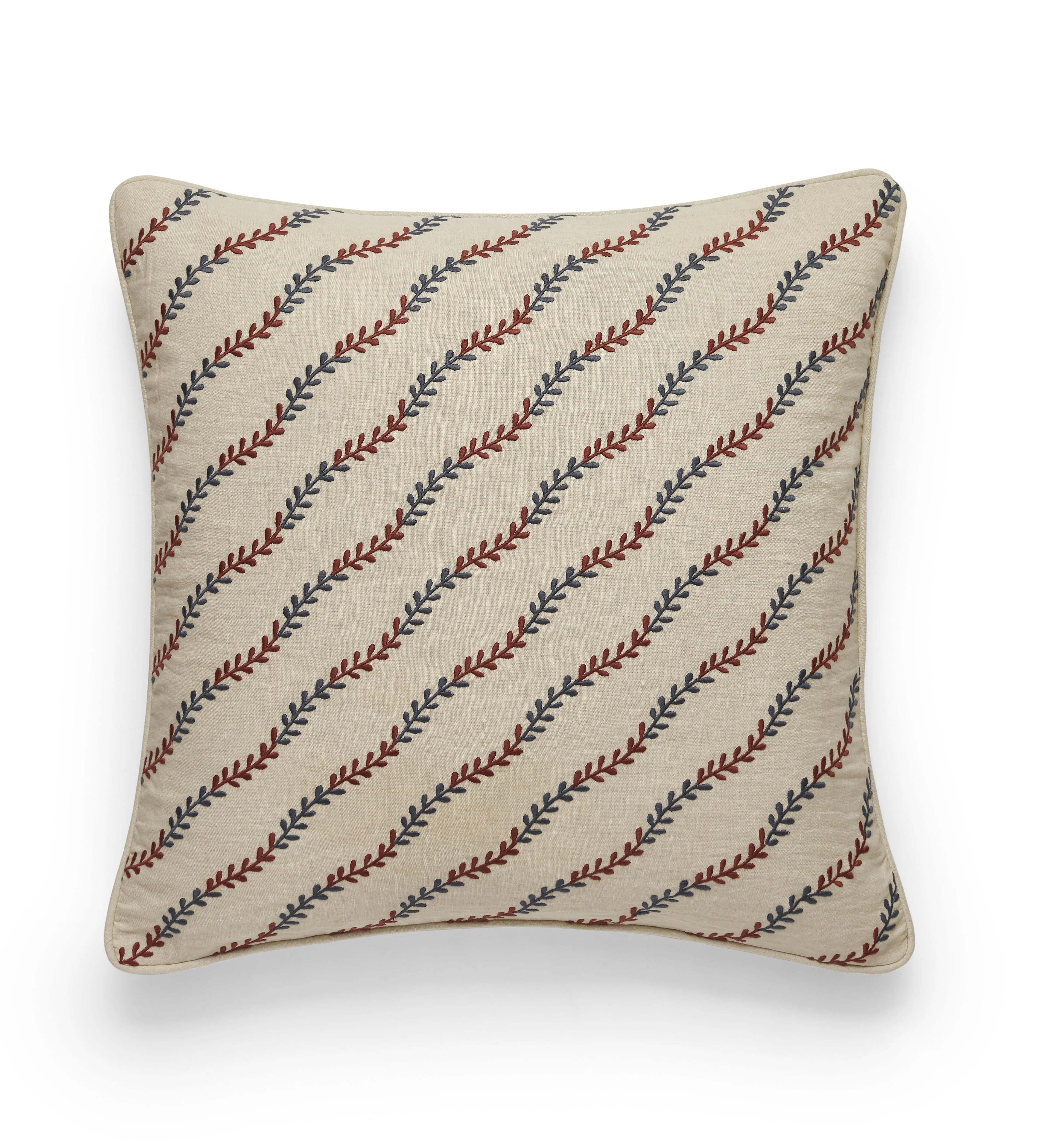 Delen Cushion Cover – Red/Air Force Blue
