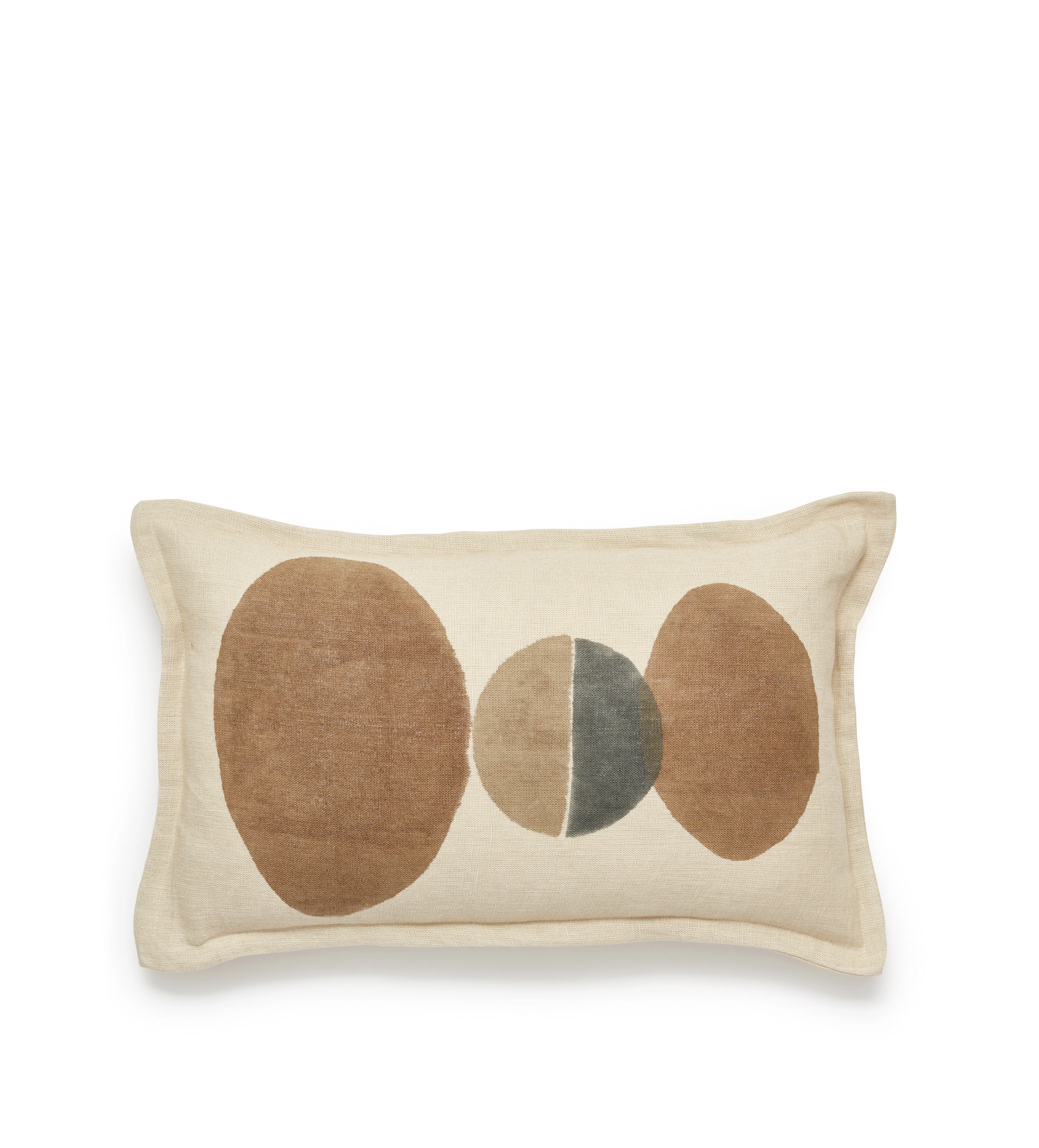 Dera Oval Cushion Cover – Oatmeal