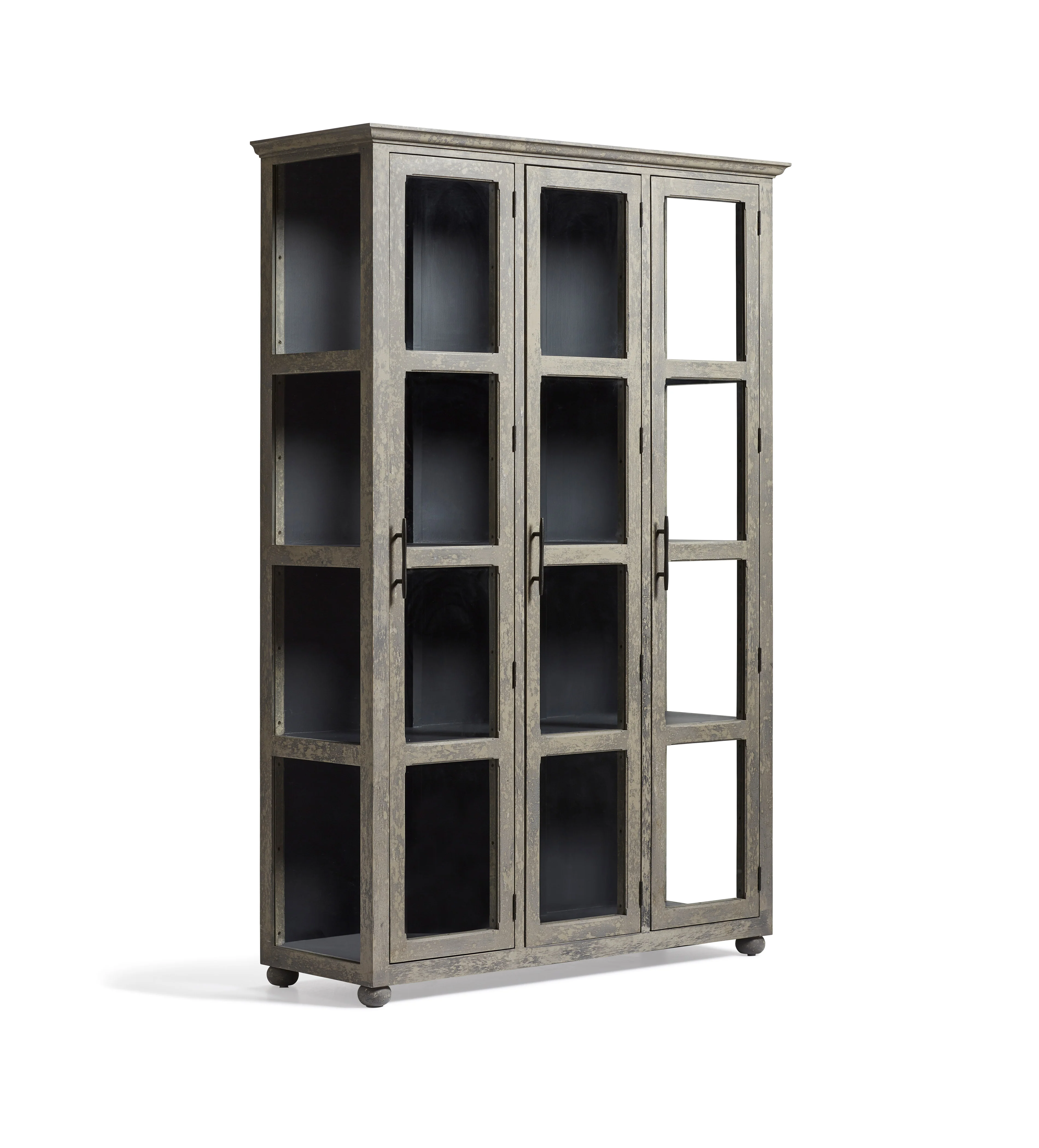 Docena Display Cabinet – Distressed Grey