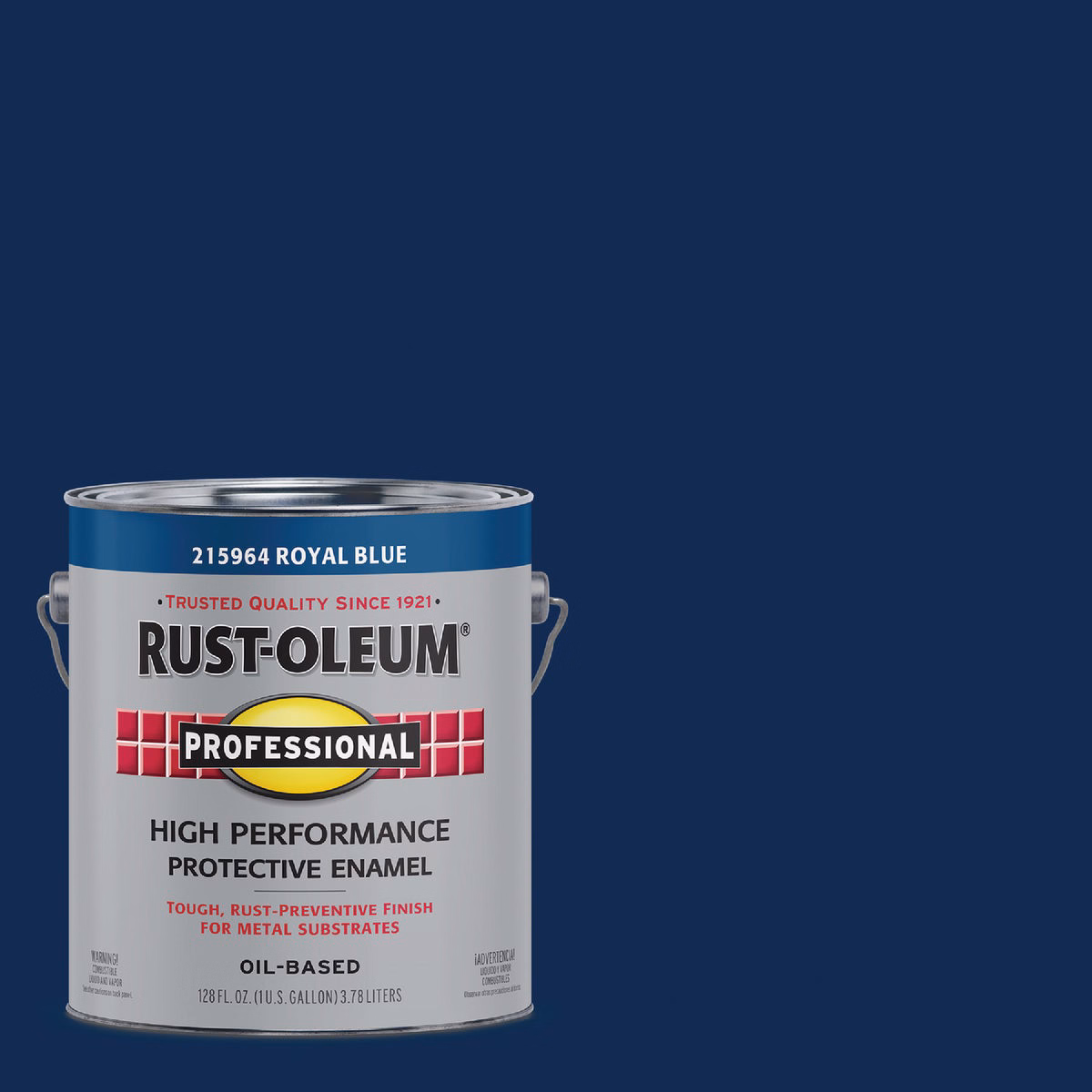 Rust-Oleum Professional Oil-Based Gloss VOC Formula Rust Control Enamel, Royal Blue, 1 Gal.