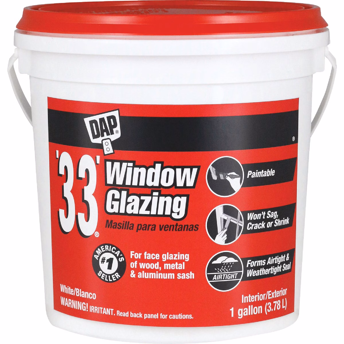 DAP 33 1 Gal. Glazing Compound