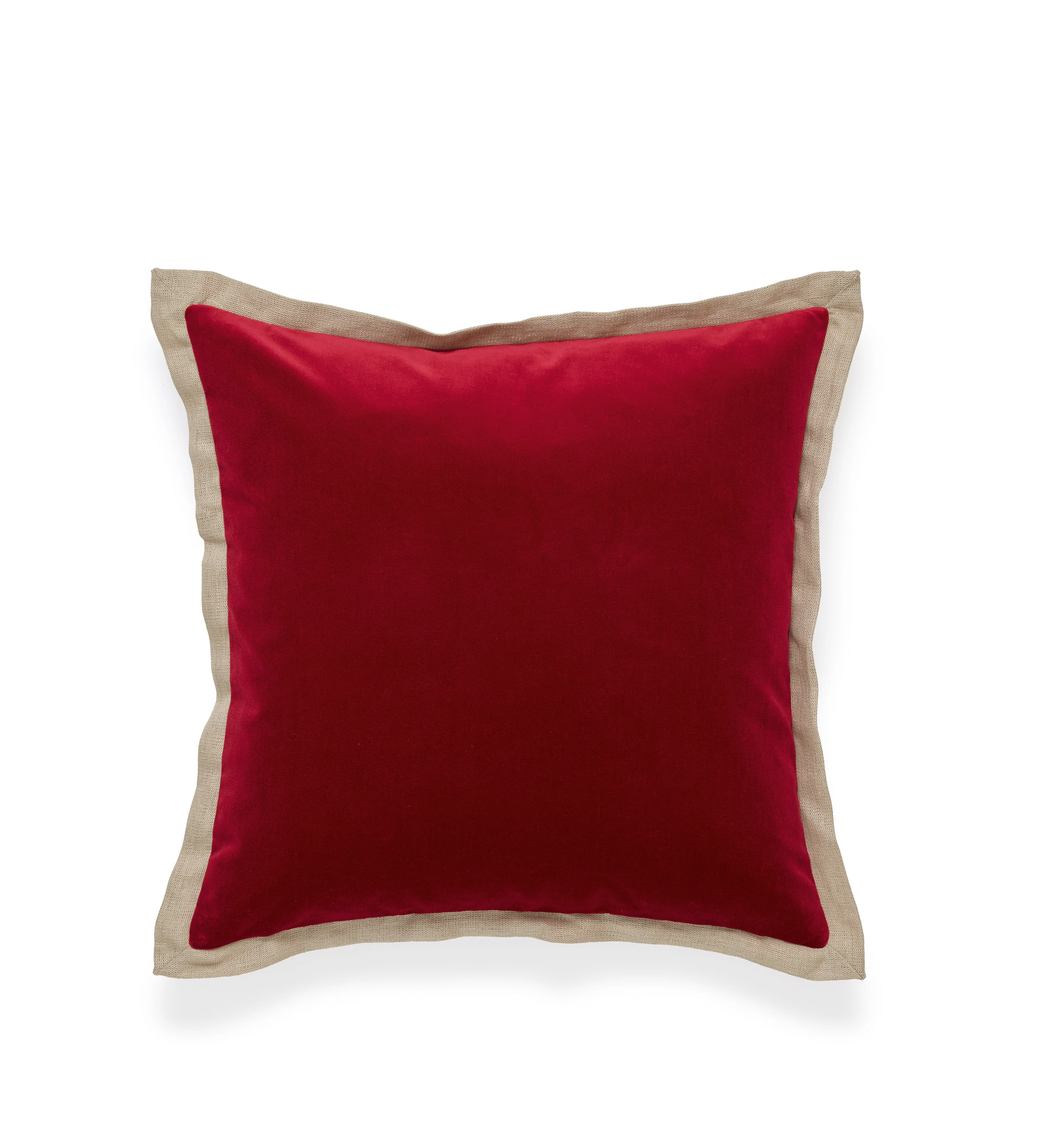 Edina Velvet Cushion Cover – Grenache