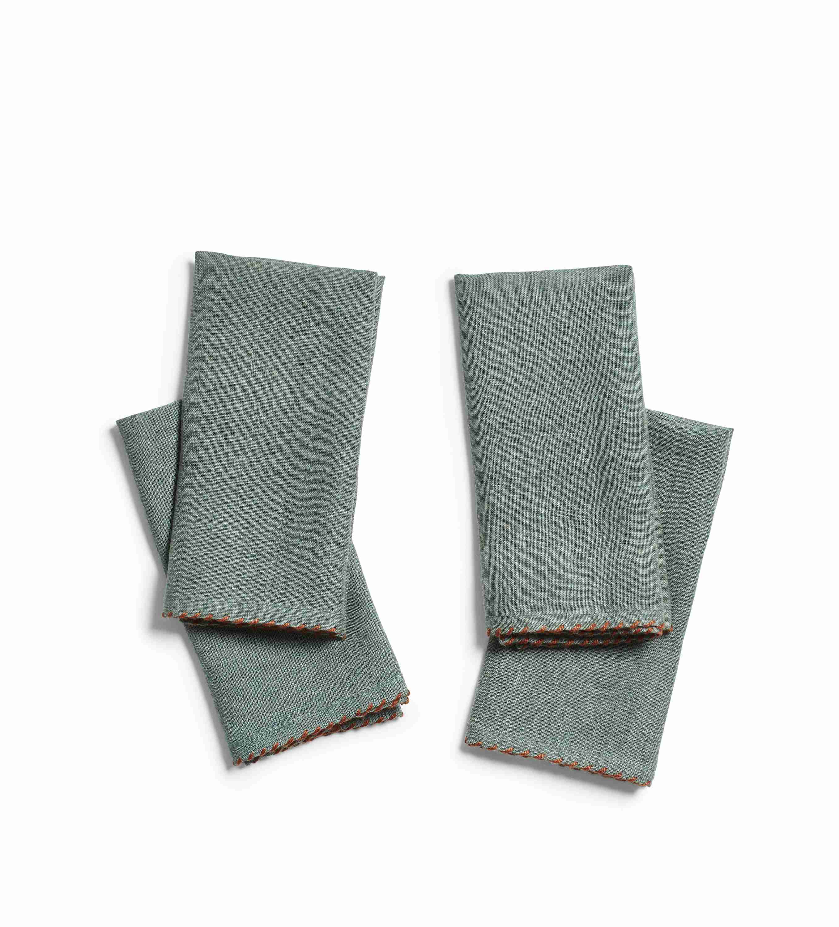Elias Napkins – Set of Four – Dark Seafoam