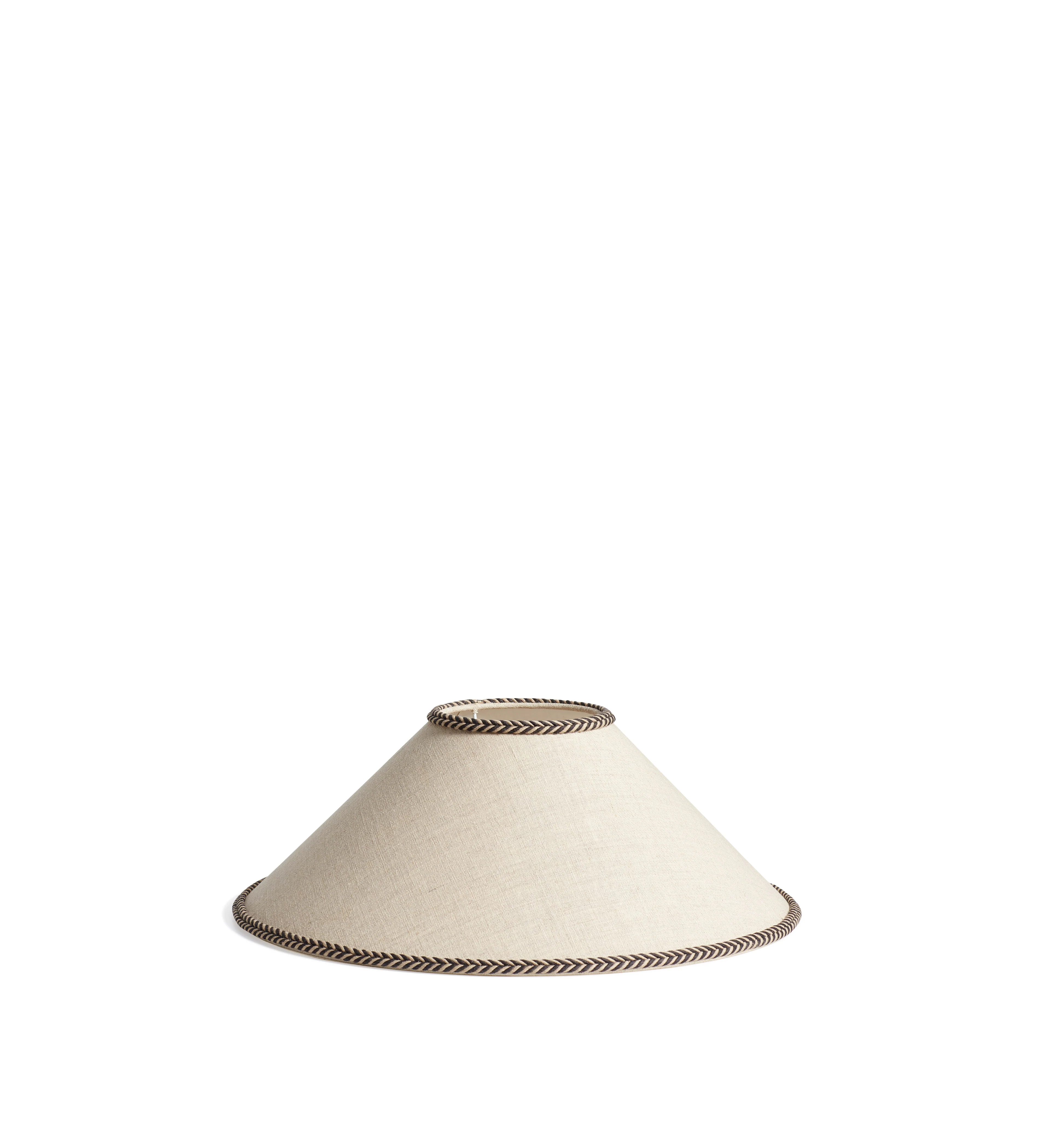 Elowen Coolie Lampshade 40cm – Natural/Black