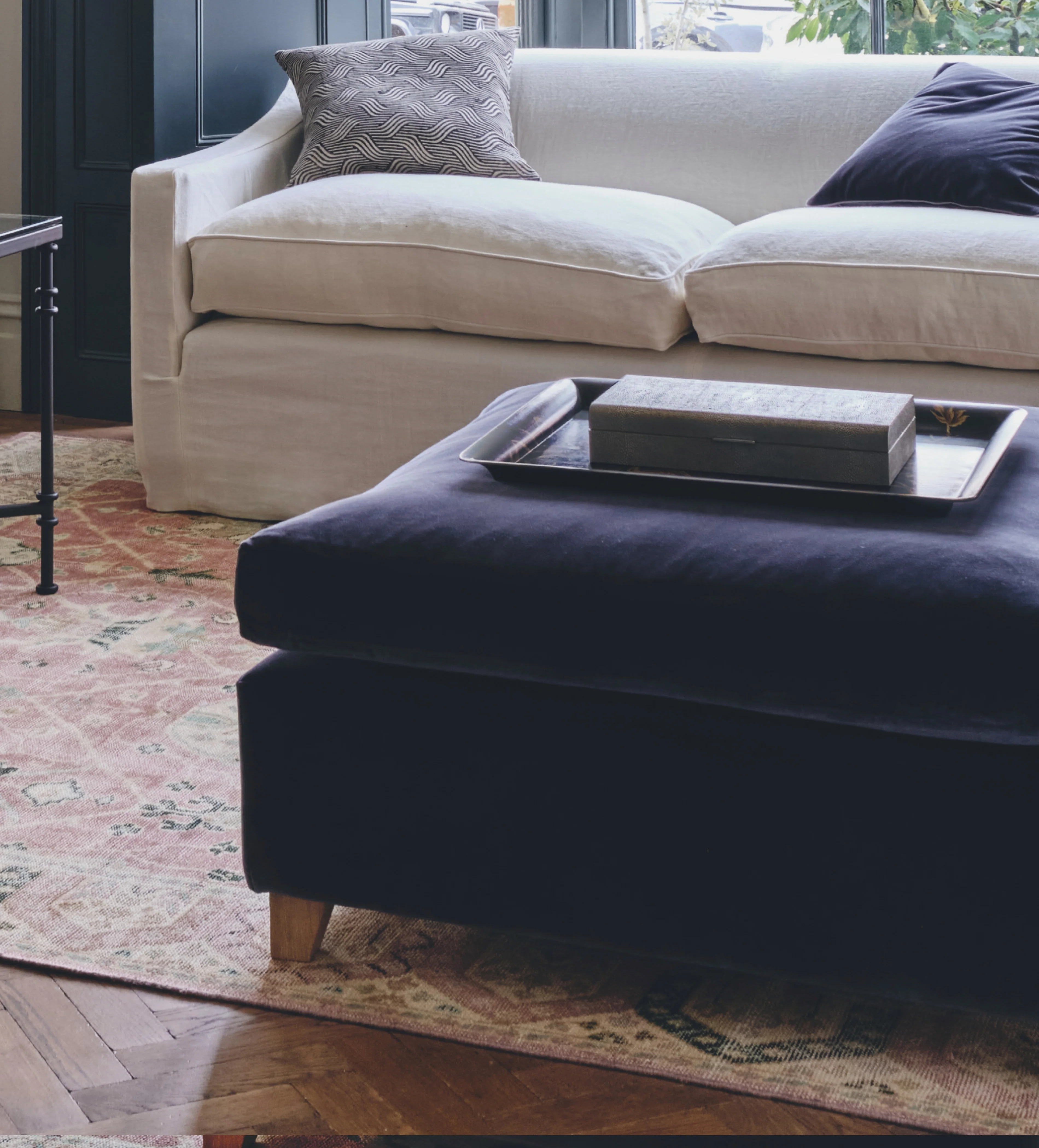 Fanshawe Footstool Range – Fixed Cover – Made-to-Order