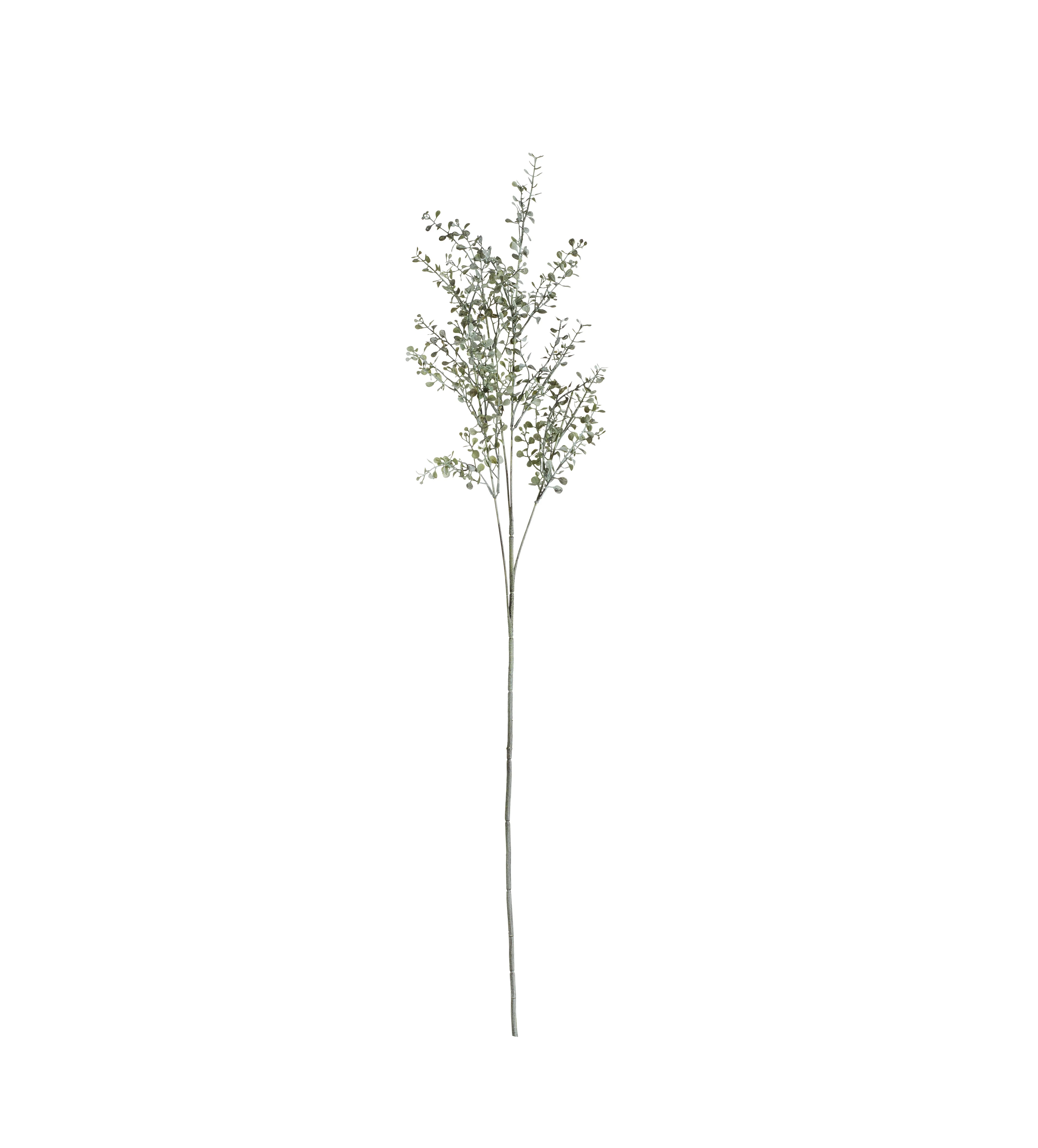 Faux Maidenhair Fern Stem – Green/White