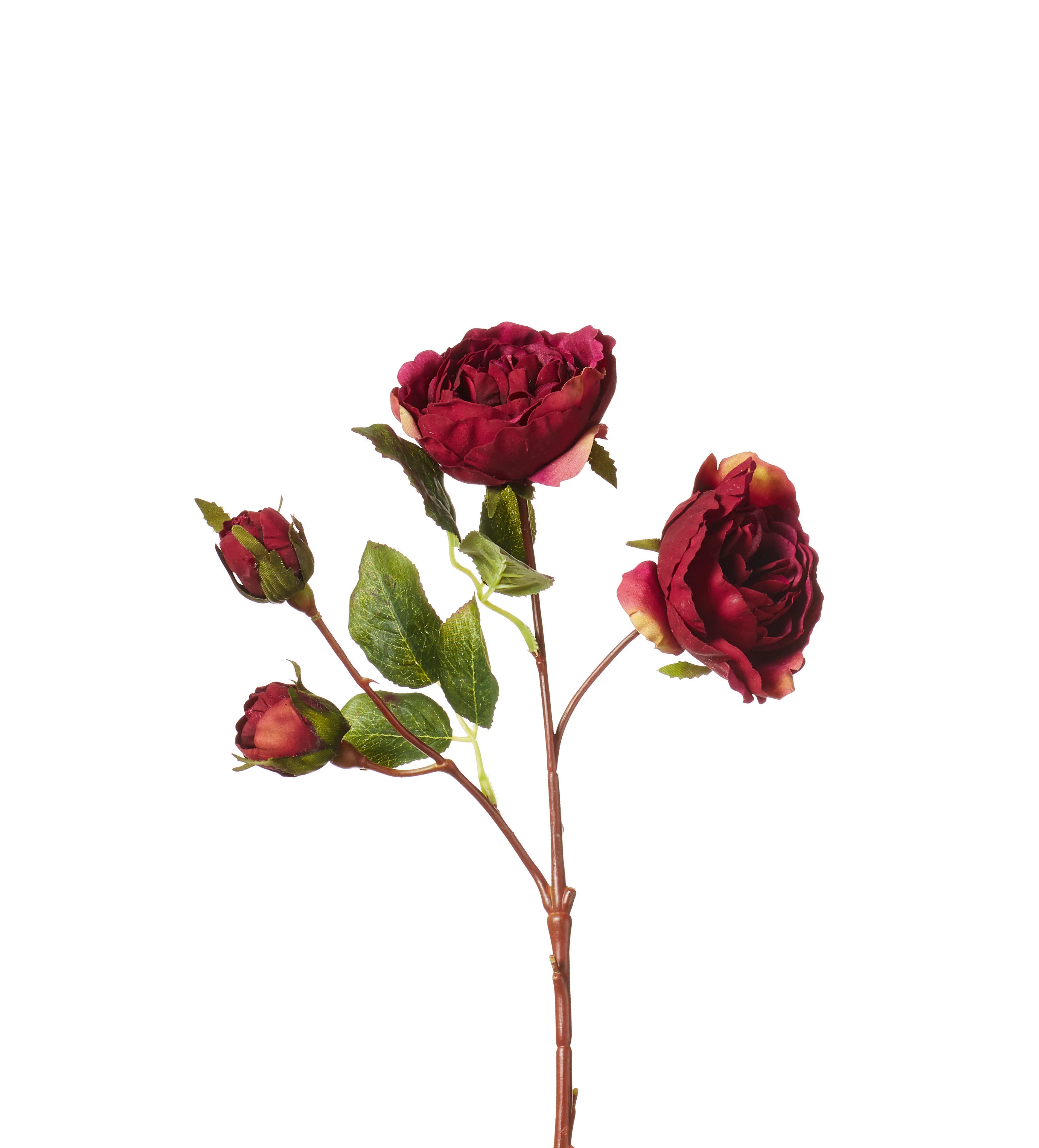 Faux Rose Stem – Deep Purple