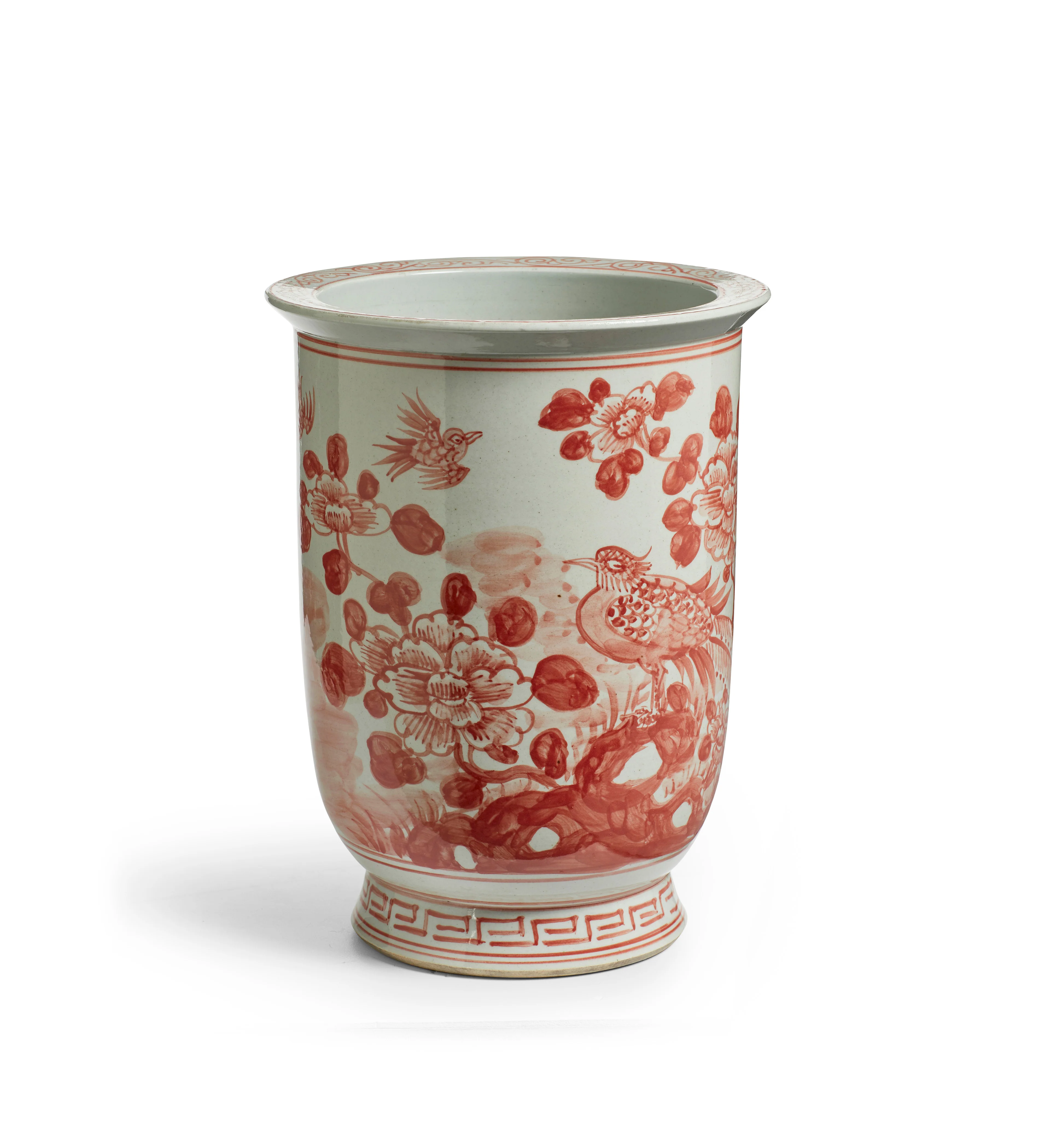 Fenghuang Narrow Planter – Chinese Red
