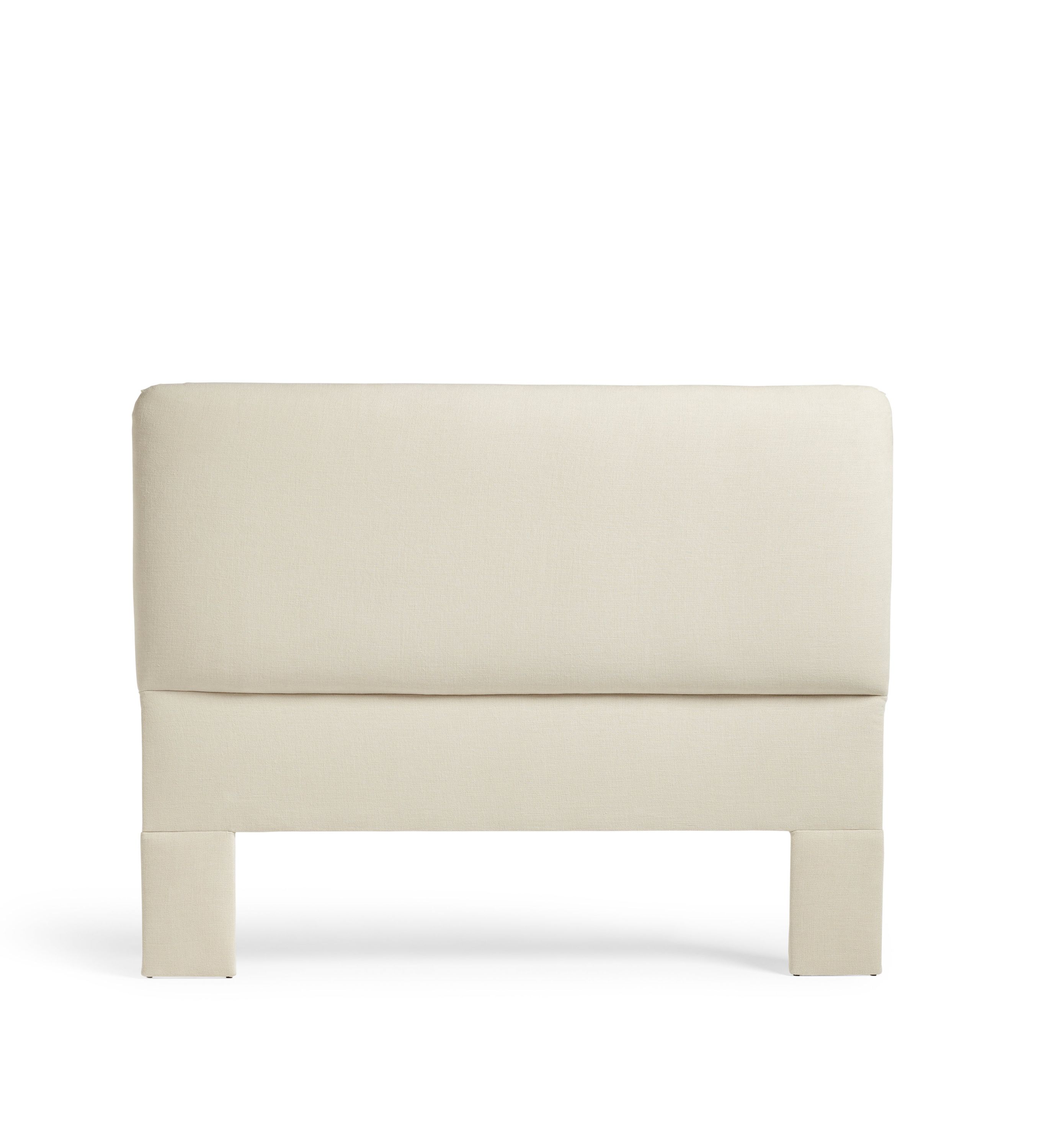 Upholstered and Padded Headboard – King Size – Natural