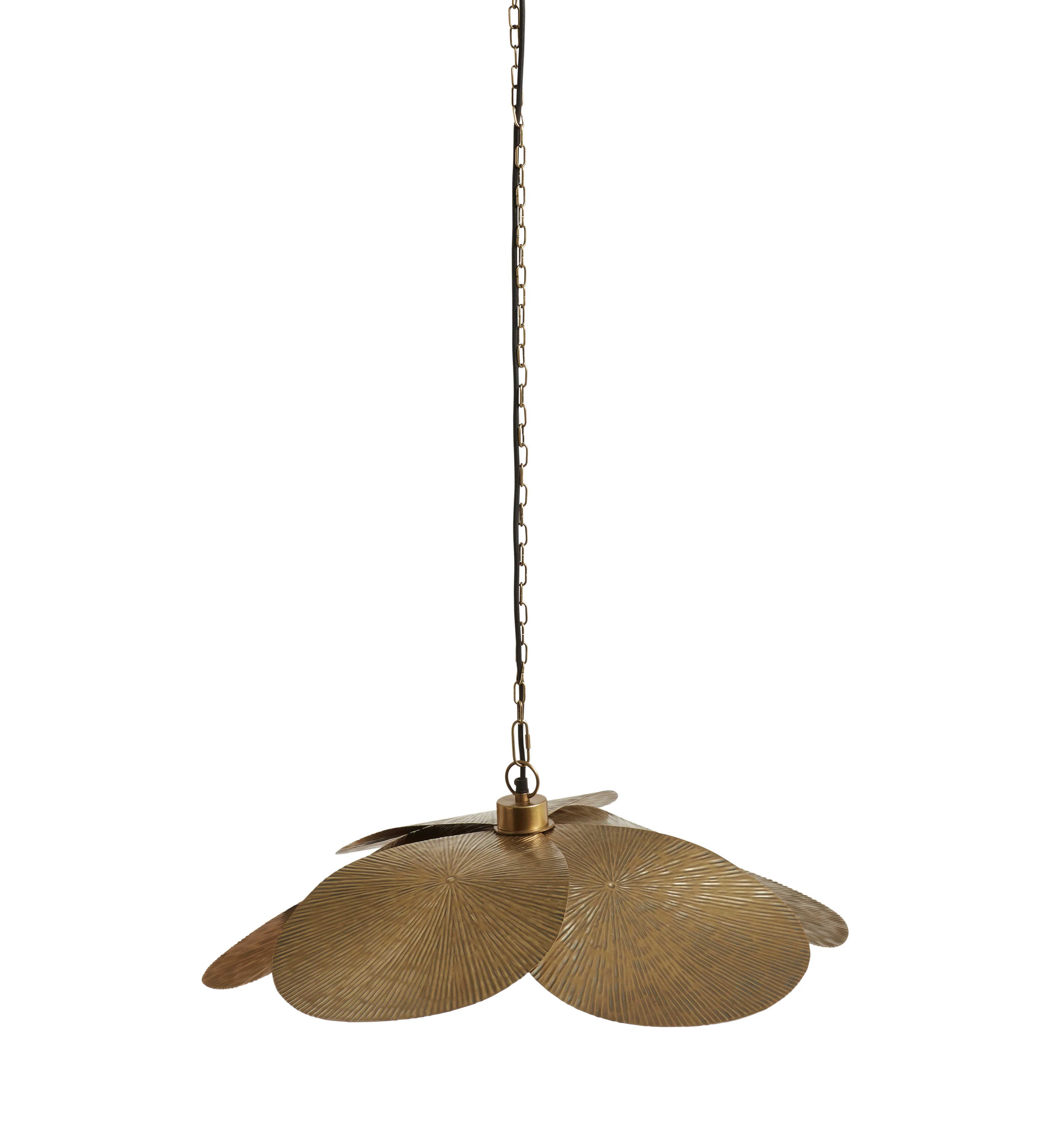 Florie Iron Pendant Light – Antique Brass