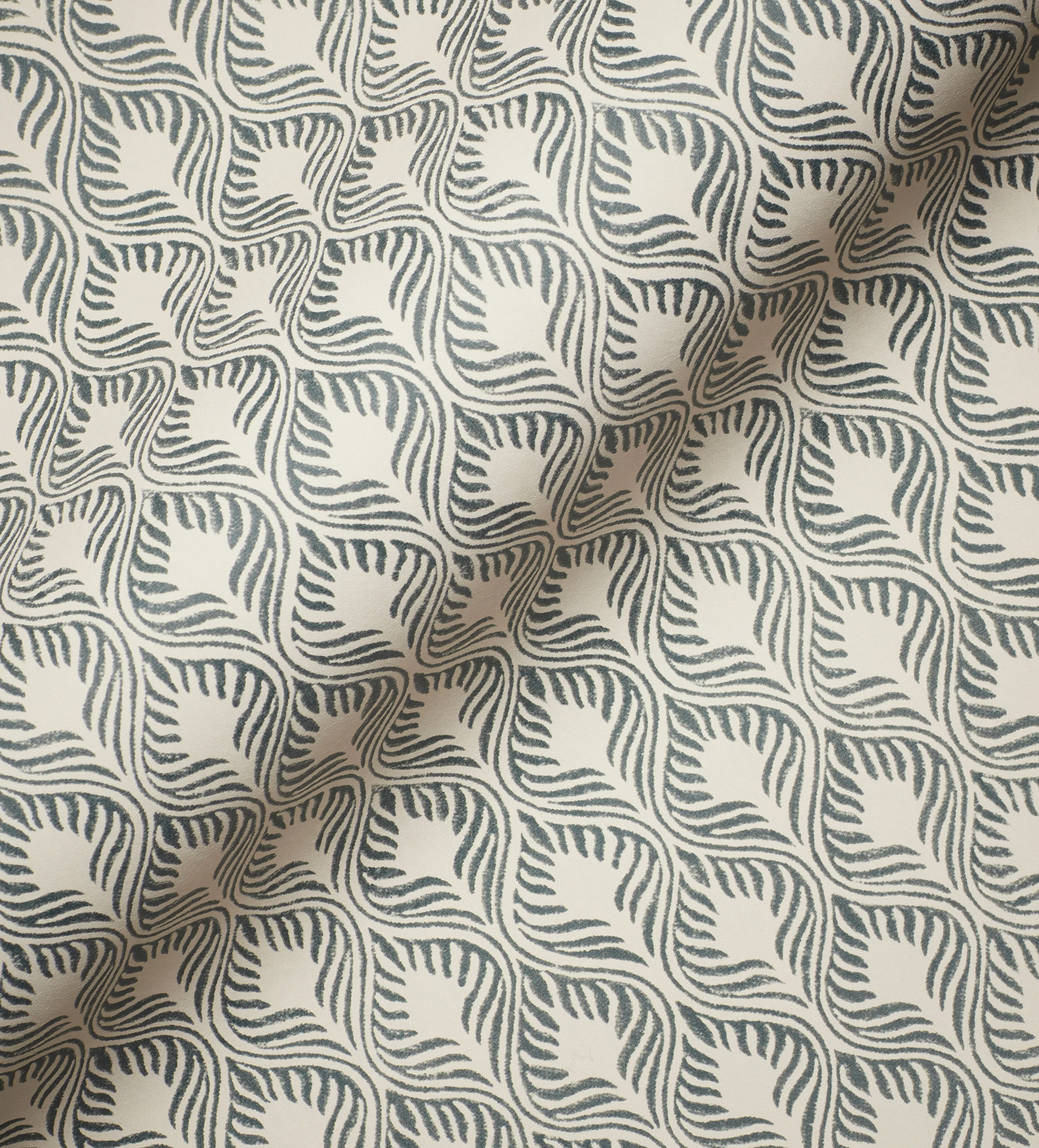 Ghini Wallpaper, A4 Sample – Air Force Blue