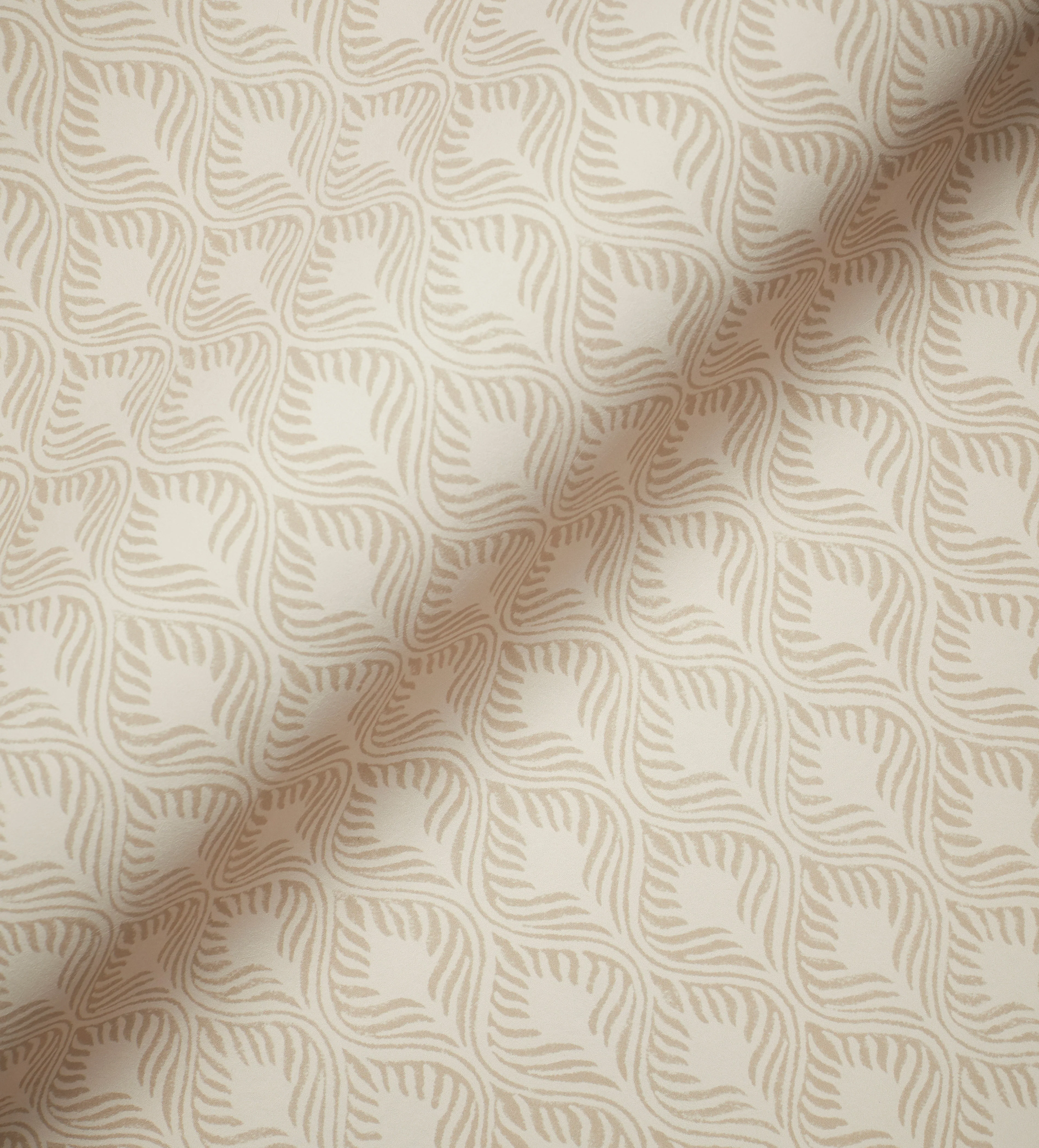 Ghini Wallpaper, A4 Sample – Oatmeal