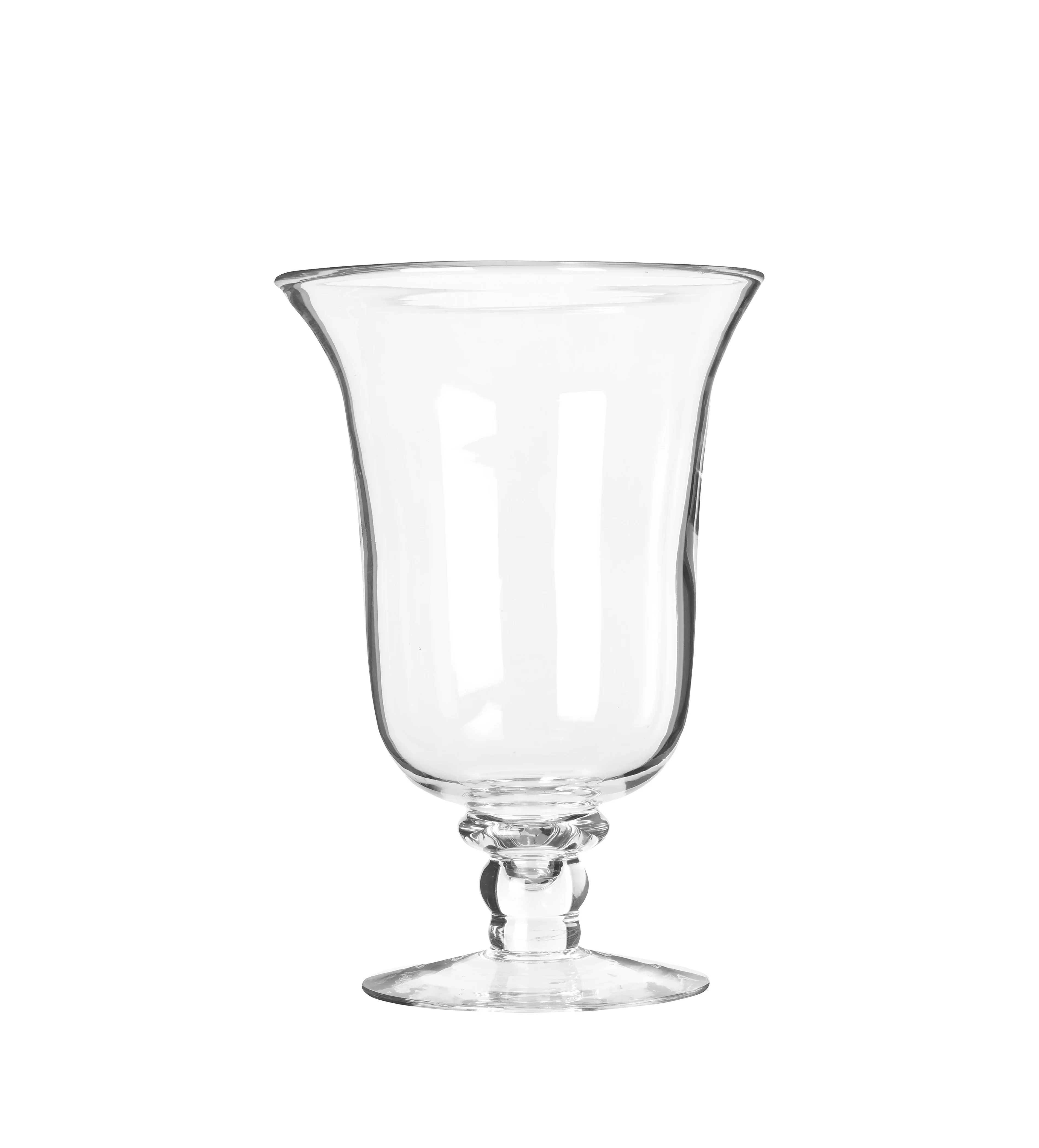 Glass Hurricane Vase/Candle Holder – Large – Clear