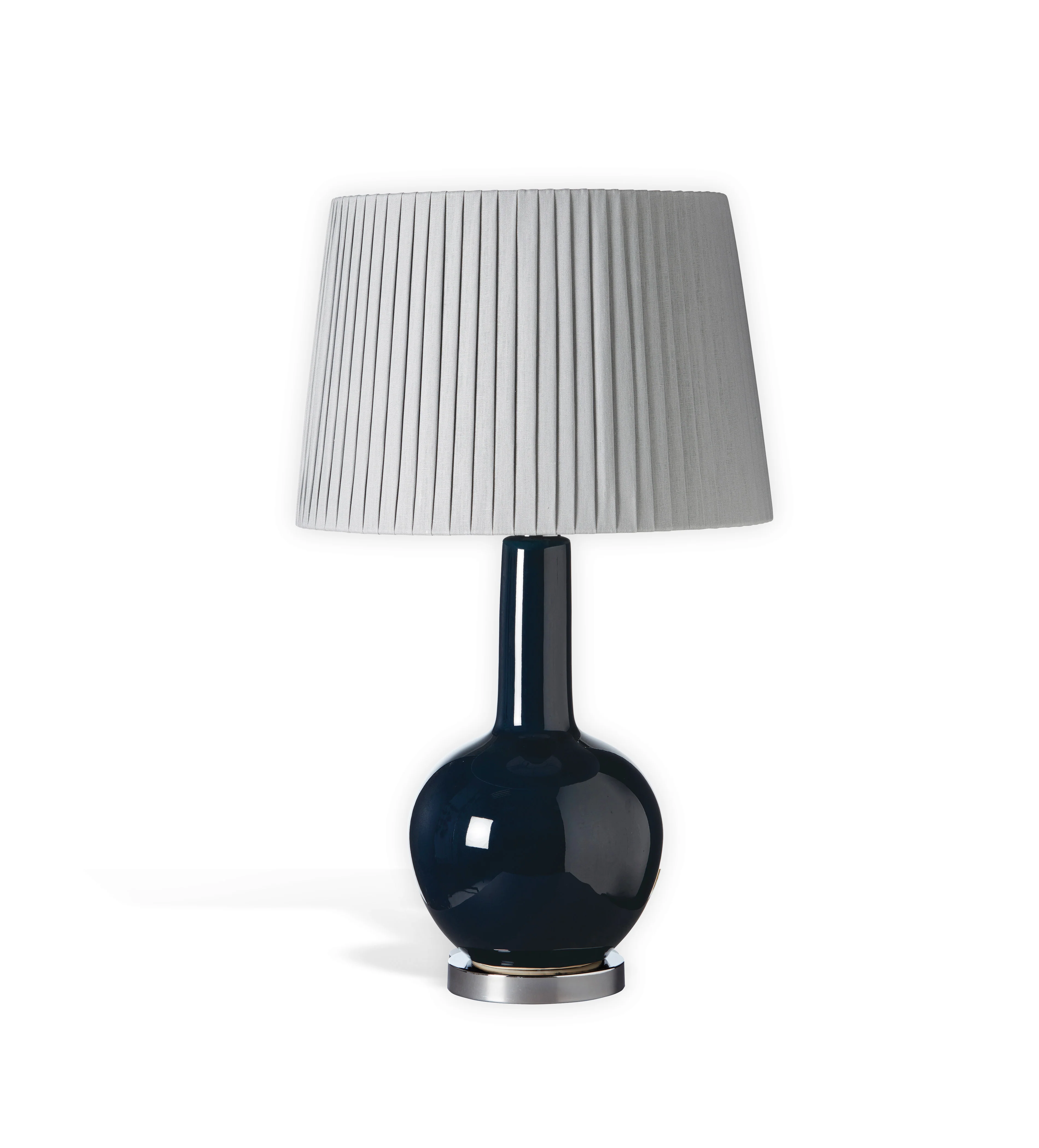 Grenadilla Table Lamp Base – Peacock