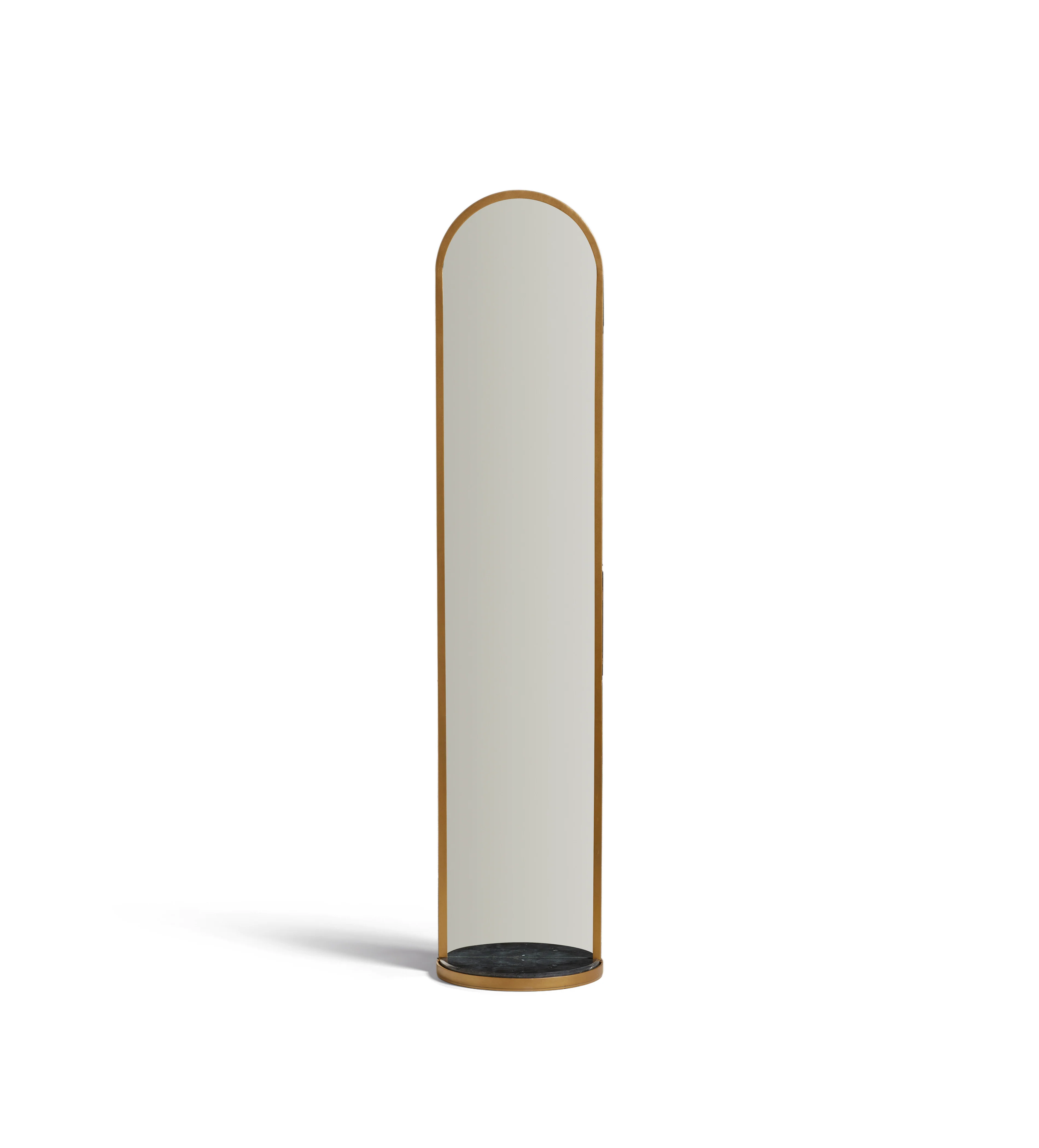 Hark Standing Mirror – Marble/Brass