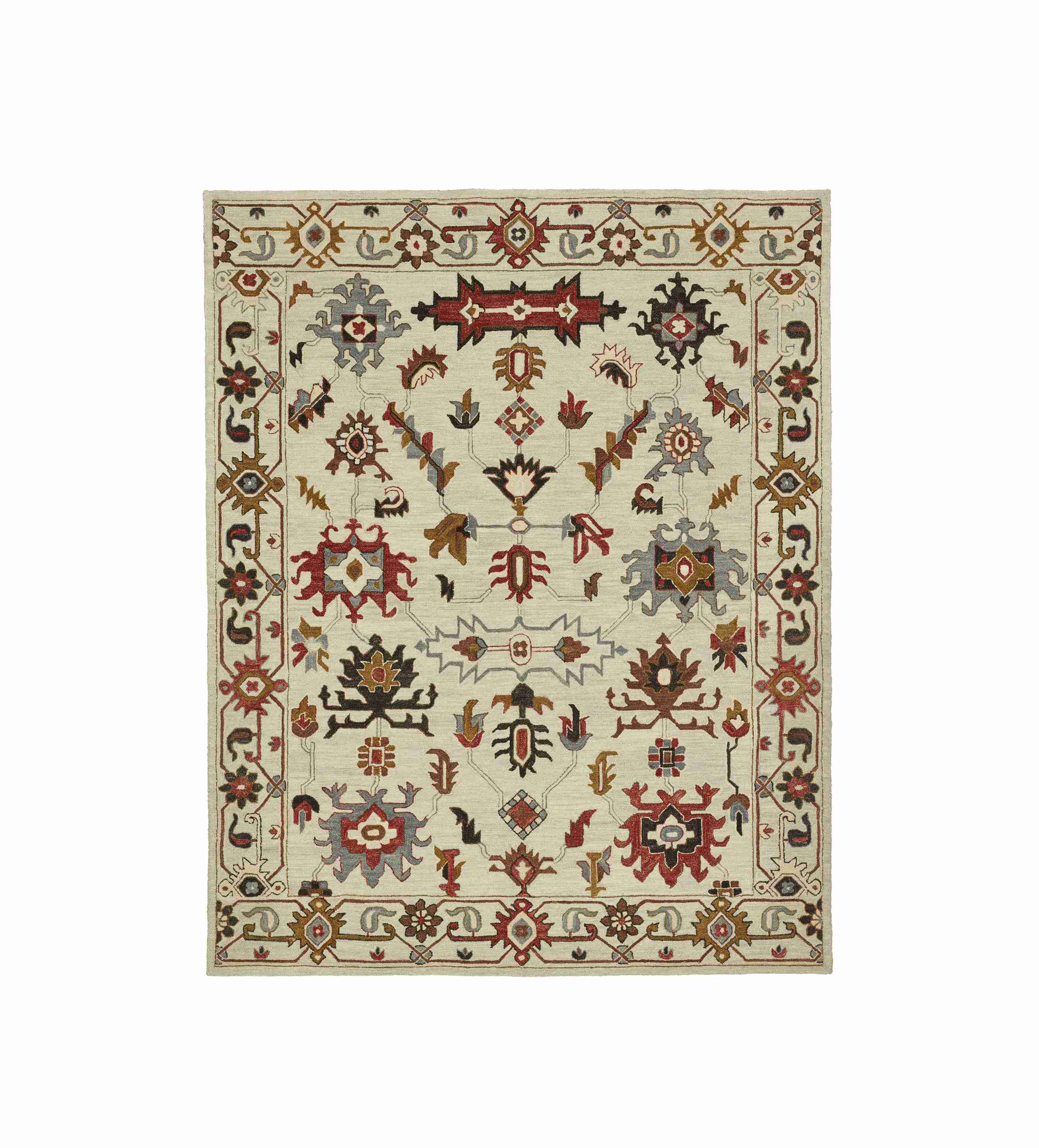 Homar Rug 244x305cm – Pale Blue/Multi